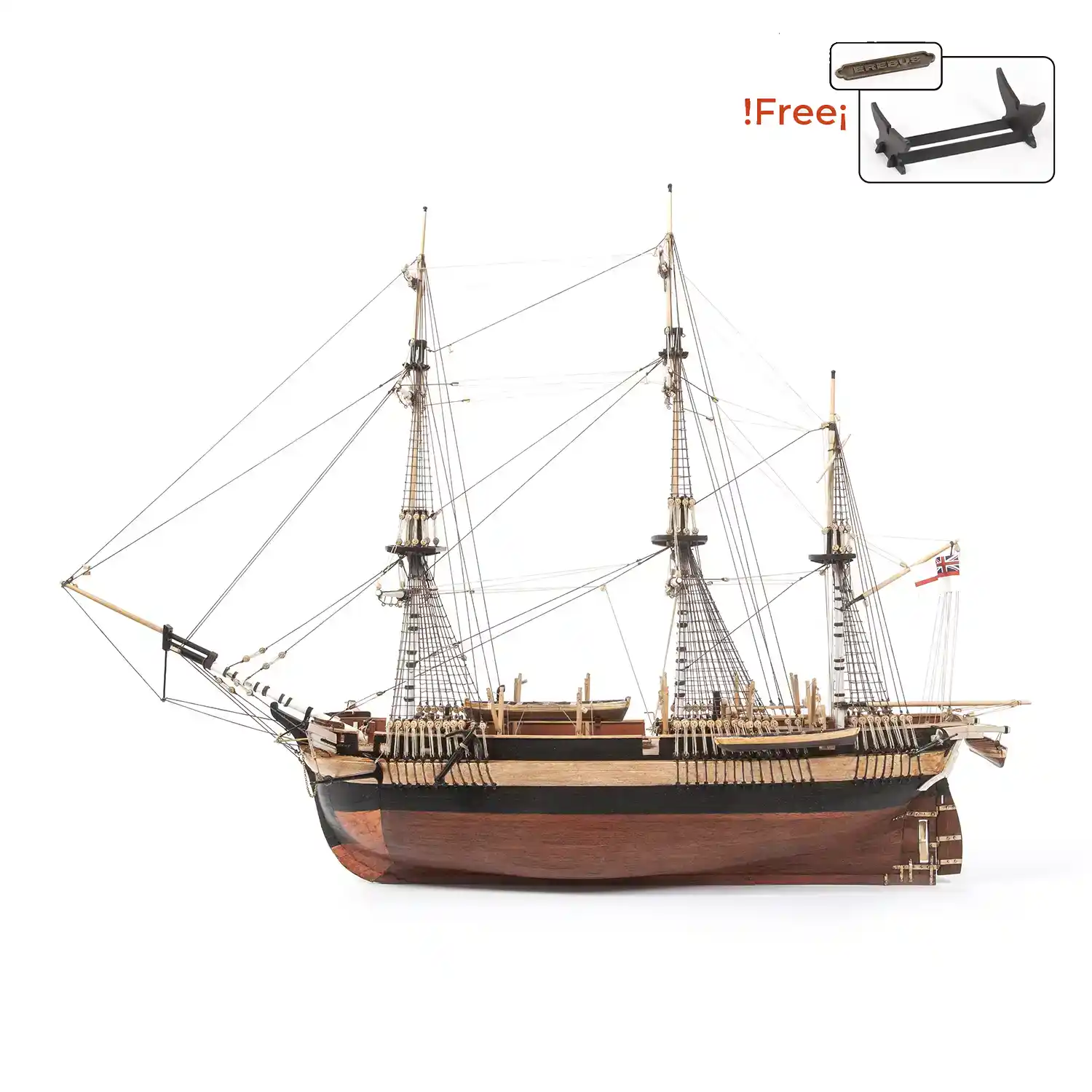 HMS Erebus Model Ship