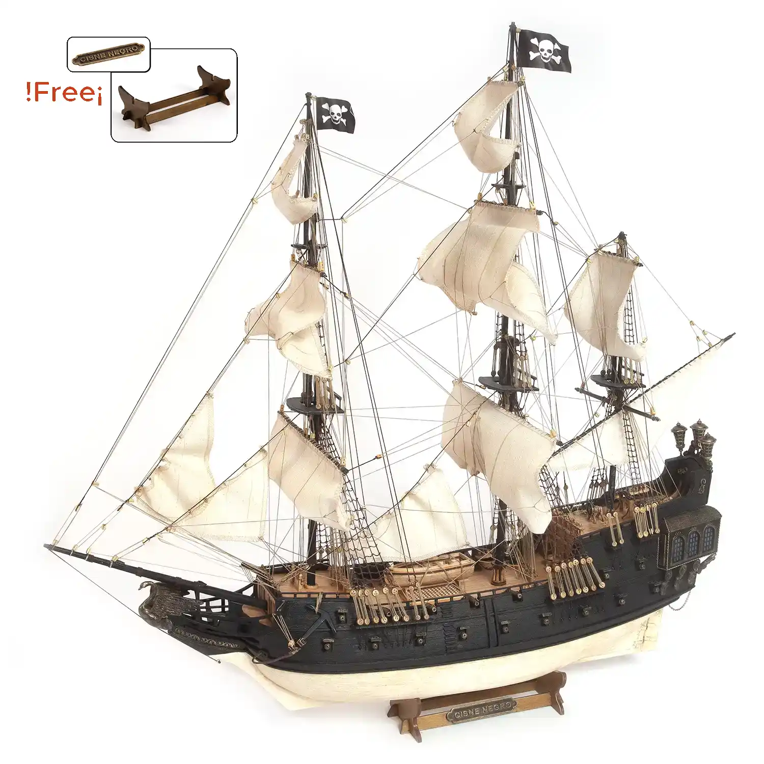 The Black Swan Pirate Ship Model