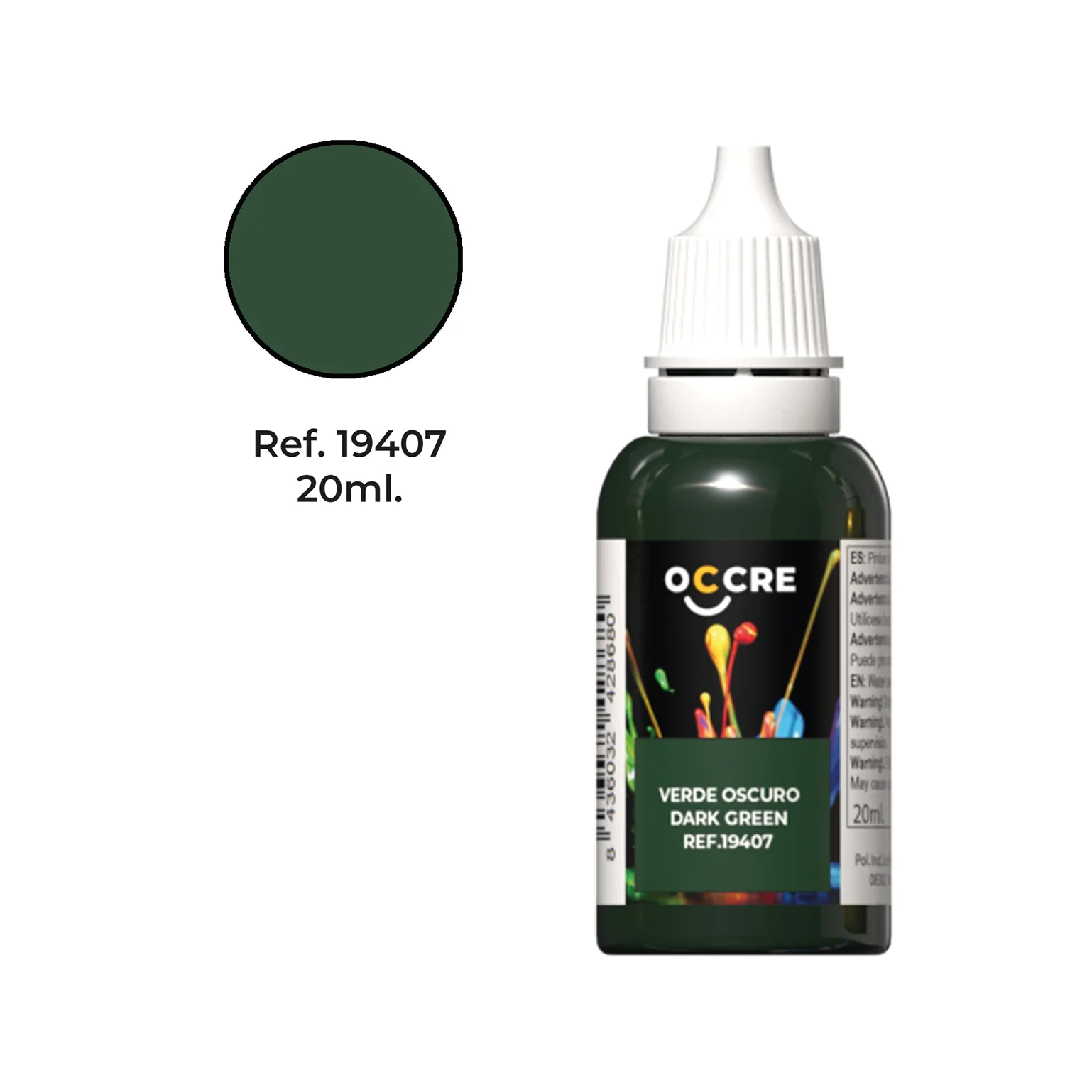 Acrylic Paint Dark Green 20ml