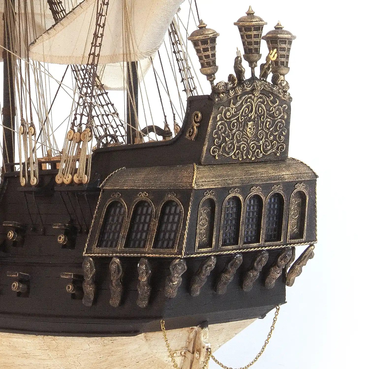 The Black Swan Pirate Ship Model
