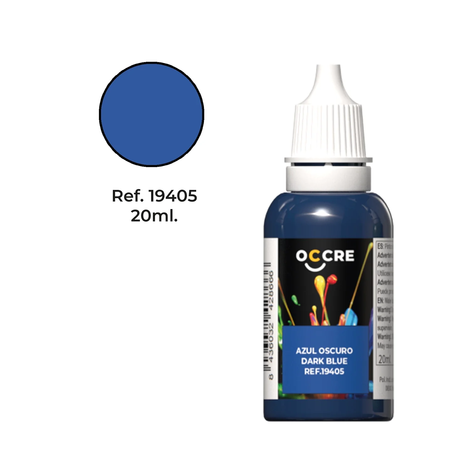 Acrylic Paint Dark Blue 20ml