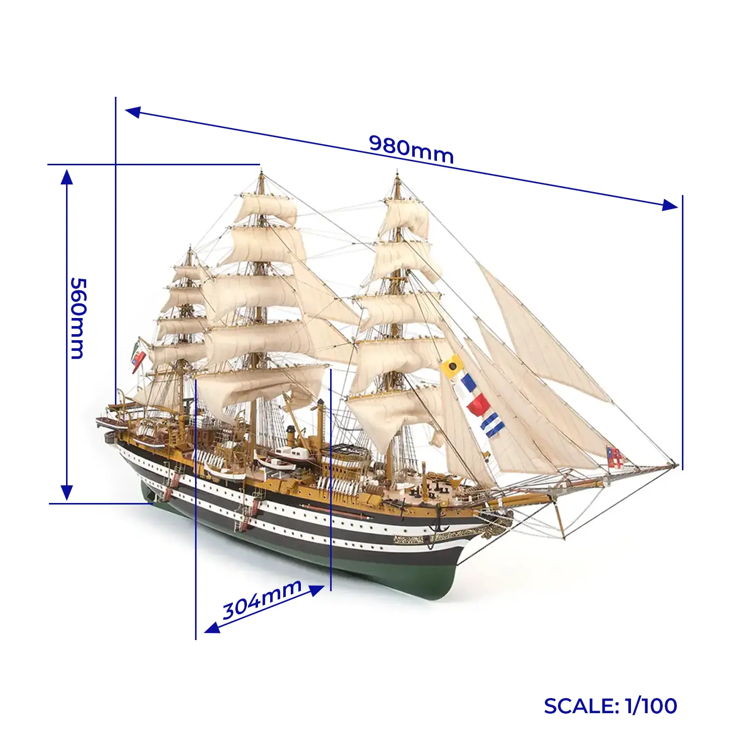 Amerigo Vespucci 1:100