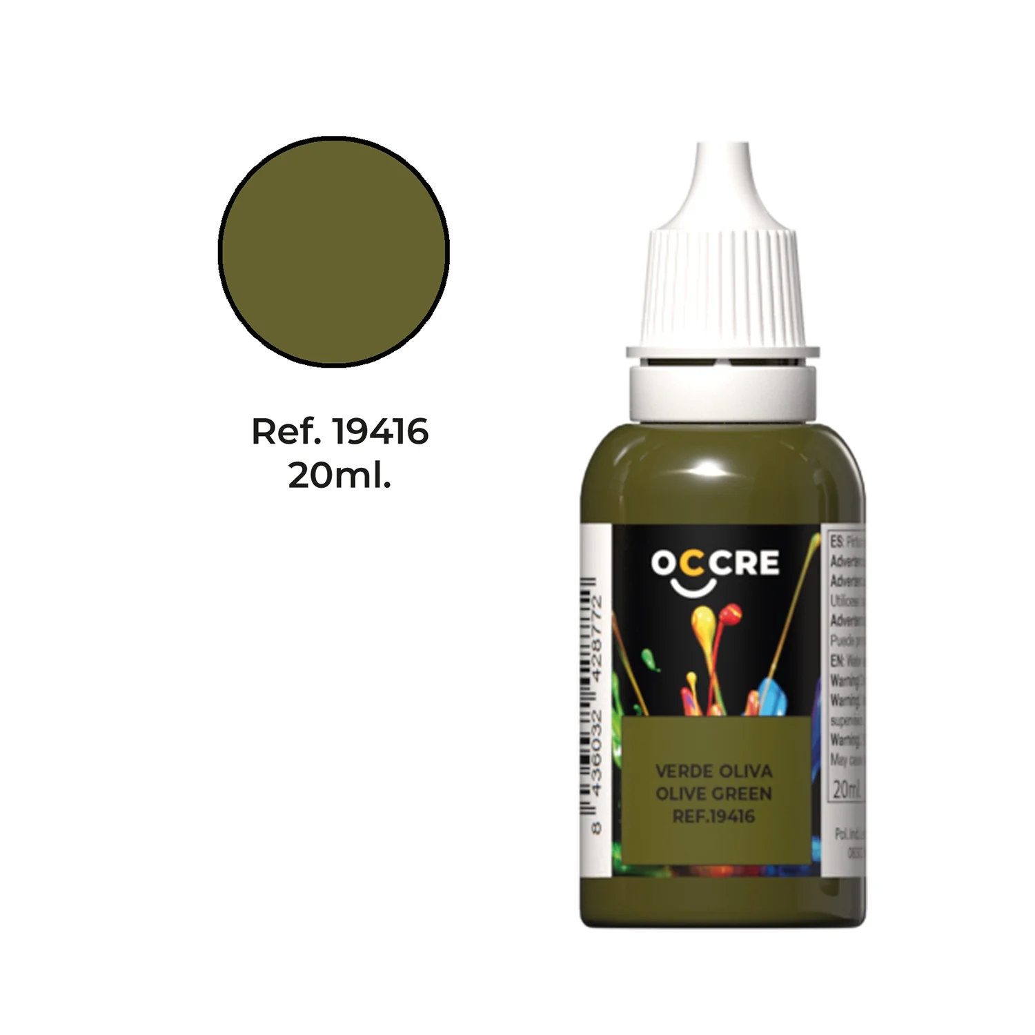 Acrylic Paint Olive Green 20ml