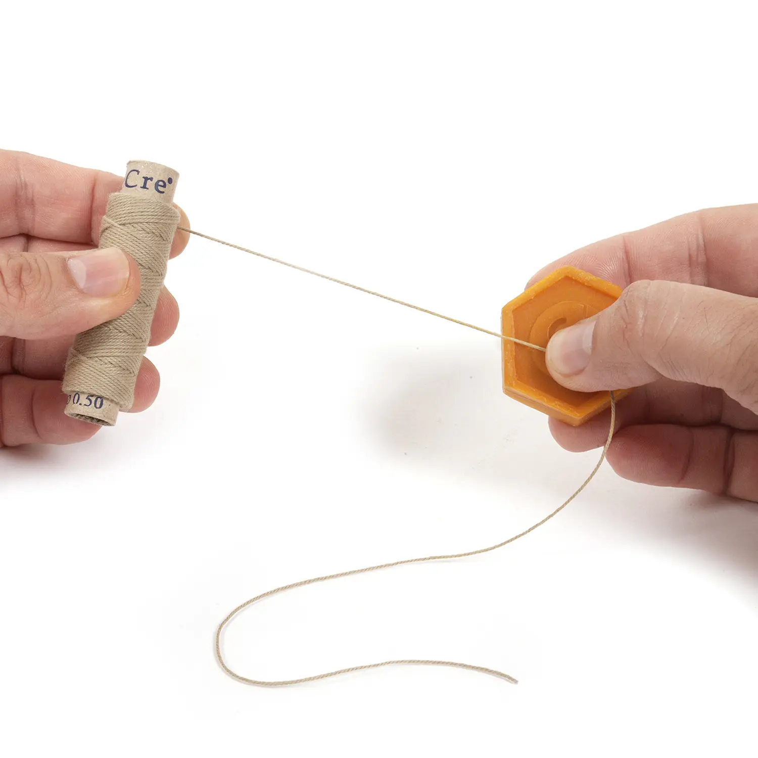 Beeswax thread conditioner