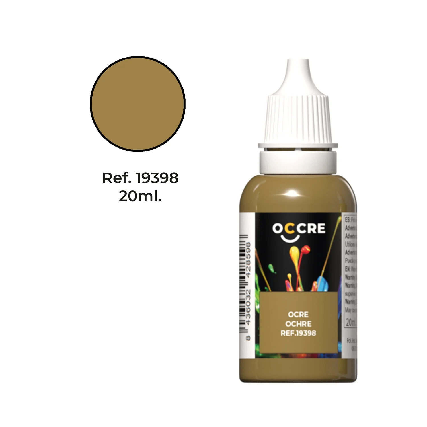 Acrylic Paint Ochre 20ml