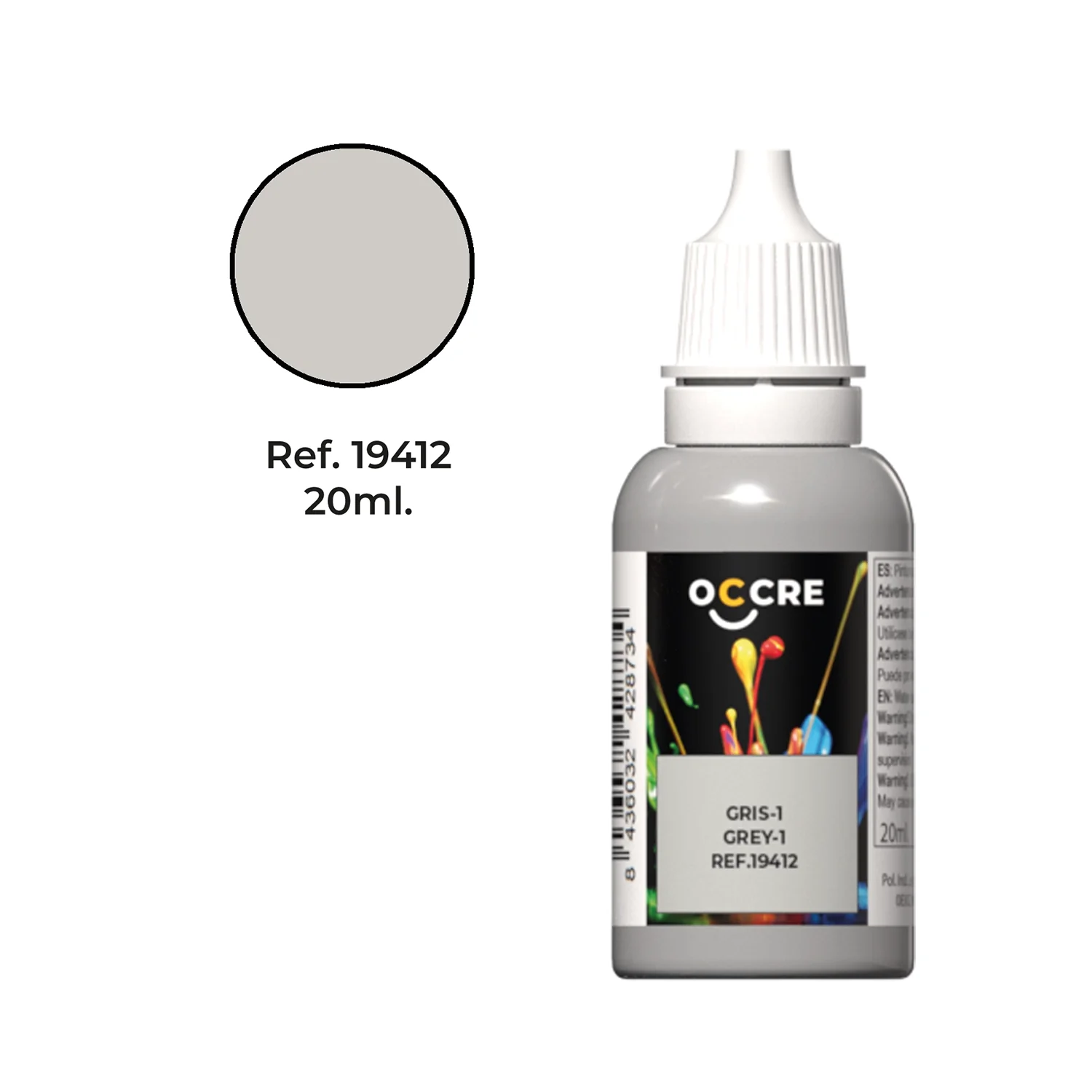 Acrylic Paint Gray-1 20ml