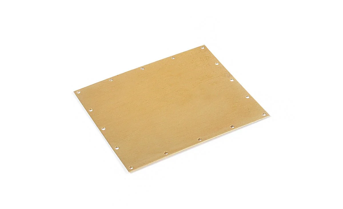OcCre - Brass plate 55x47x0,3 mm