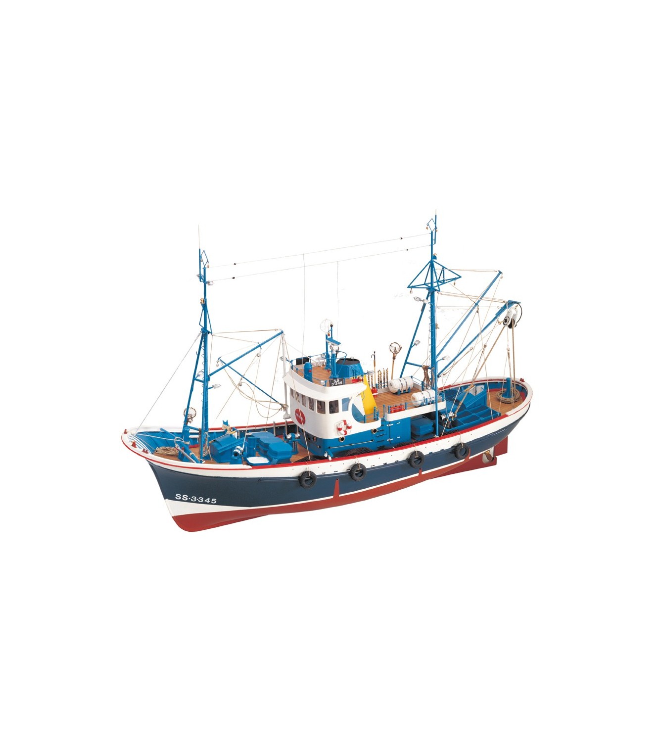 Tuna Boat Marina II. 1:50 Wooden Model Fishing Boat Kit