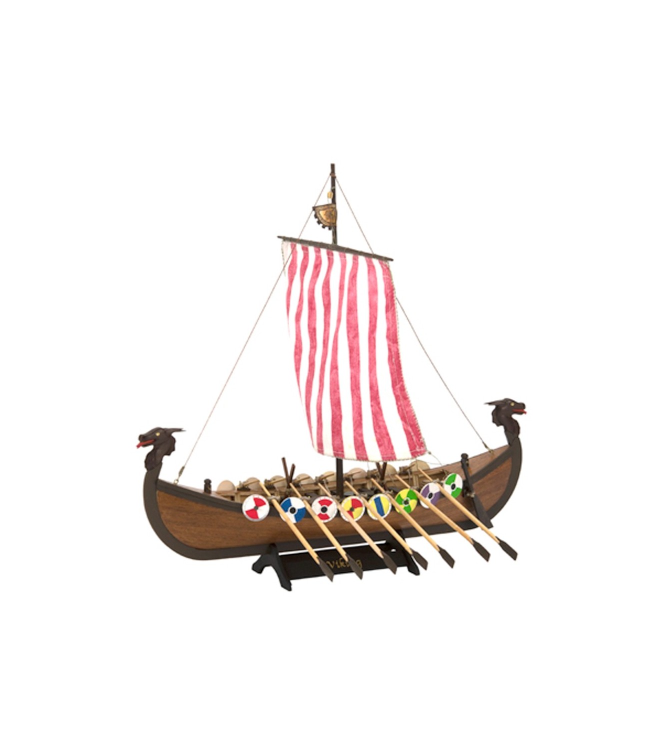 Drakkar Viking. 1:75 Wooden Model Ship Kit