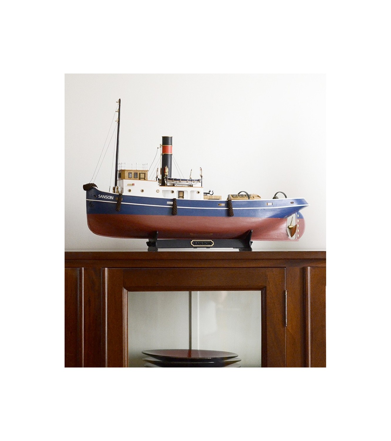 Gift Pack with Scale Model, Paints, LED's and Tools: Sanson Tugboat