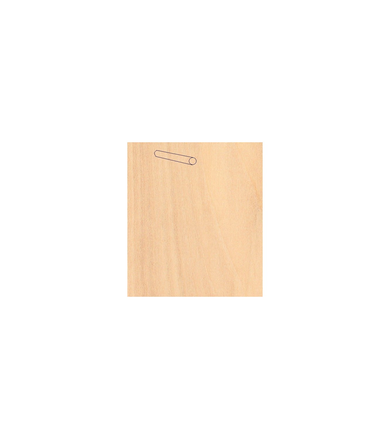 Birch Rod Pack 8 x 914 mm (2 Pcs.)