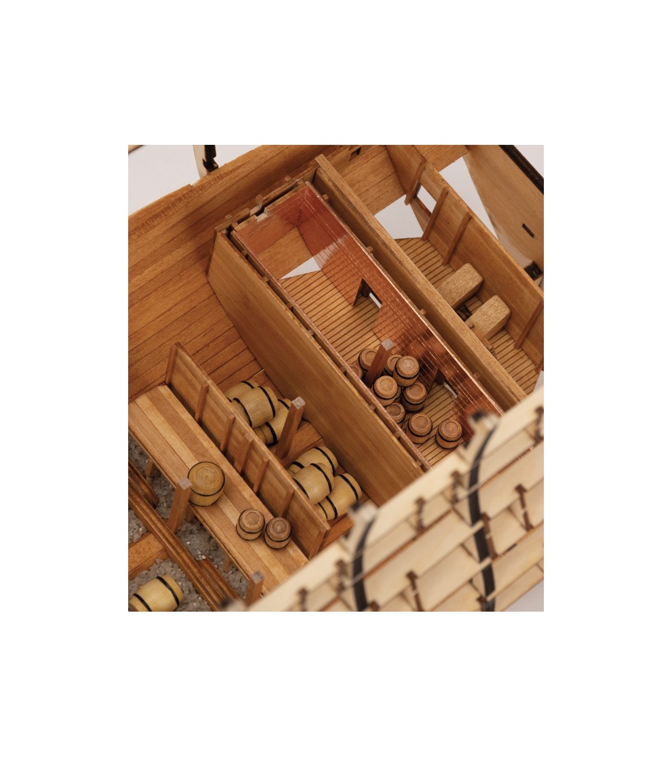 HMS VICTORY Trafalgar 1805 - ANATOMY Version - 1:84 Wooden Scale Model