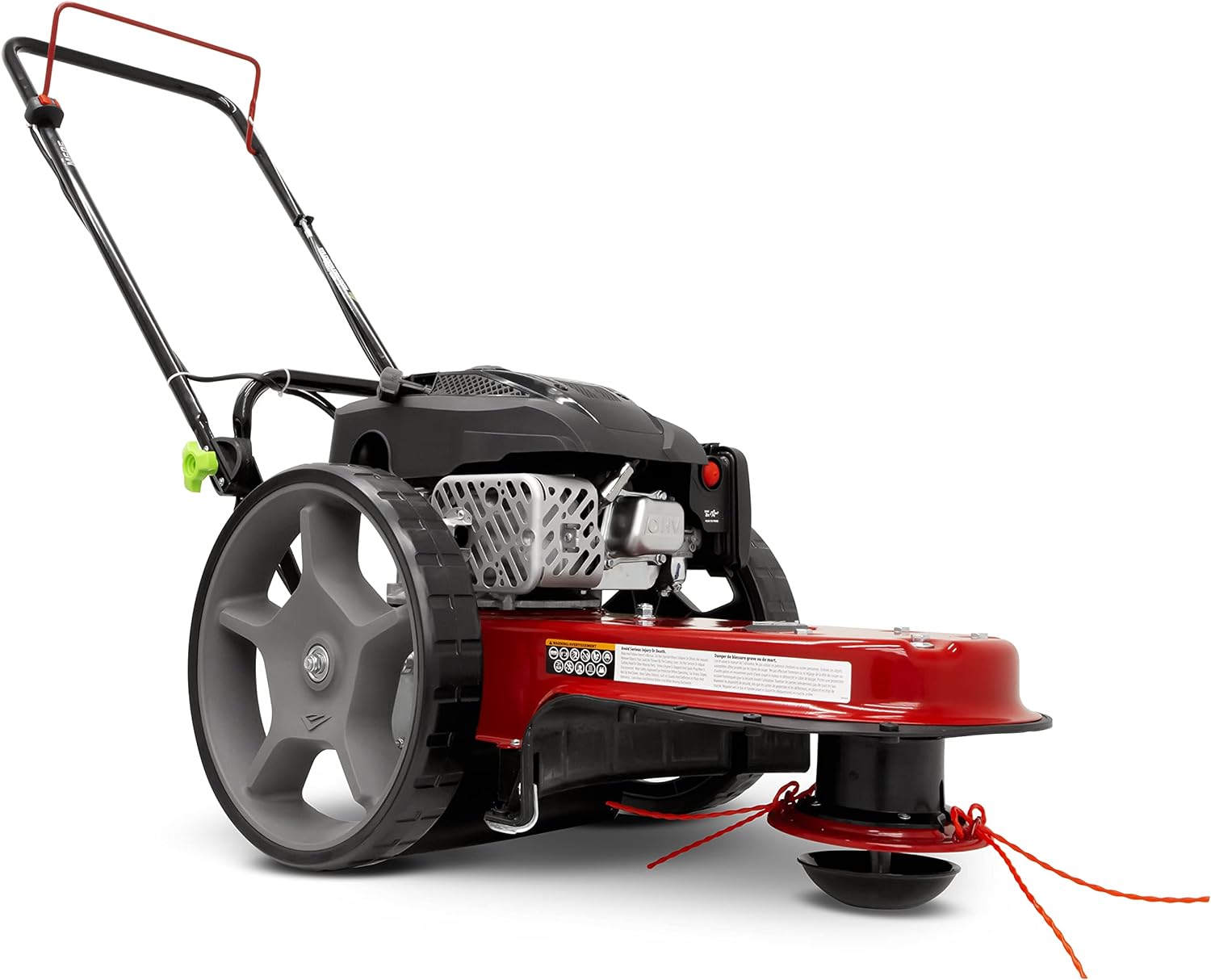 Walk Behind String Mower With 160cc Viper 4-Cycle Engine, 22 ?Cutting Diameter, 14 ?Never-Go-Flat Wheels, Easy Assembly, Adjustable Handlebar