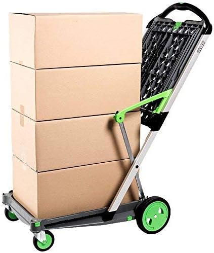Multi use Functional Collapsible carts | Mobile Folding Trolley | Shopping cart with Storage Crate (Black)