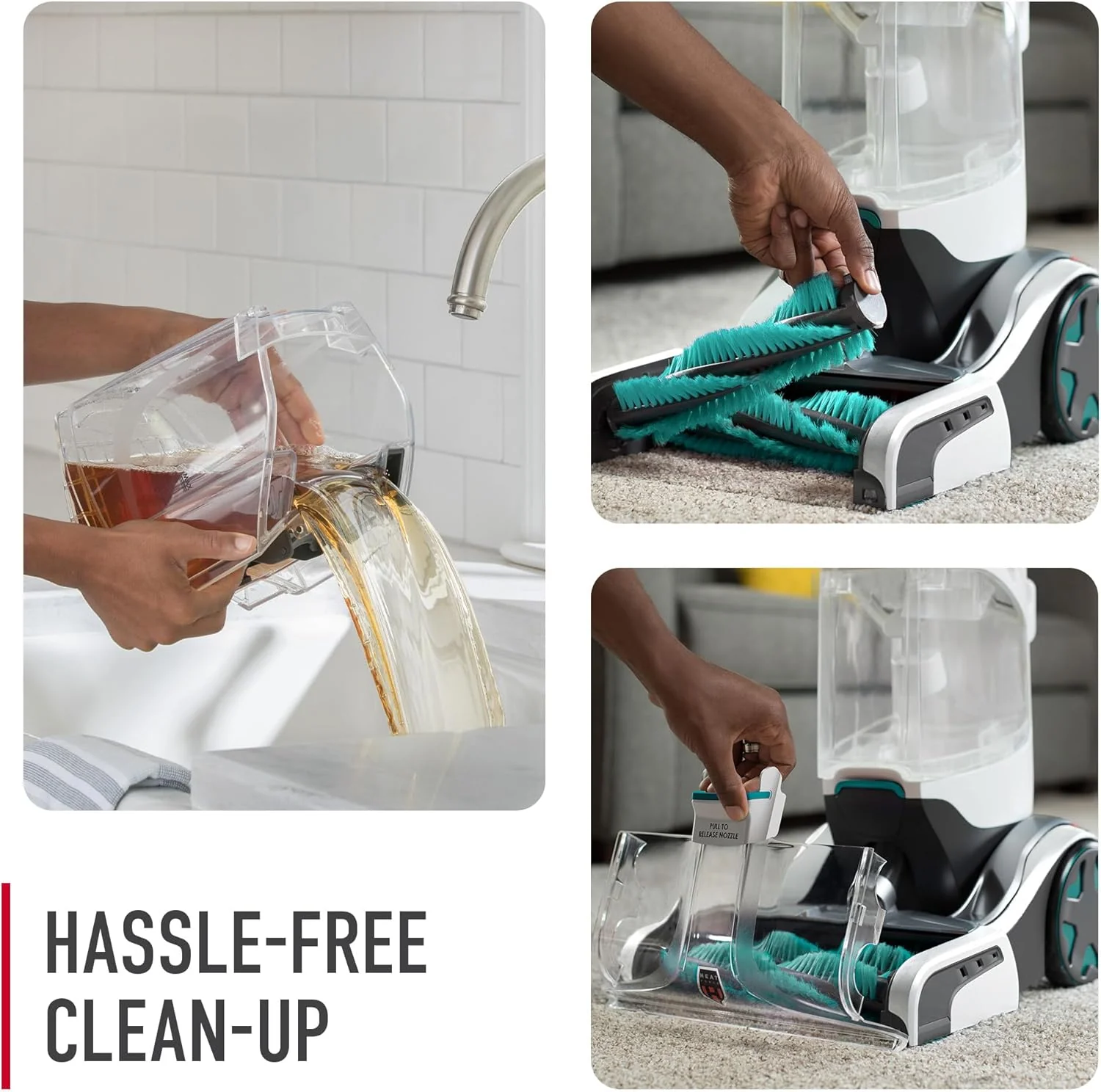 Hoover SmartWash+ Automatic Carpet Cleaner Machine, for Carpet and Upholstery, Deep Cleaning Carpet Shampooer