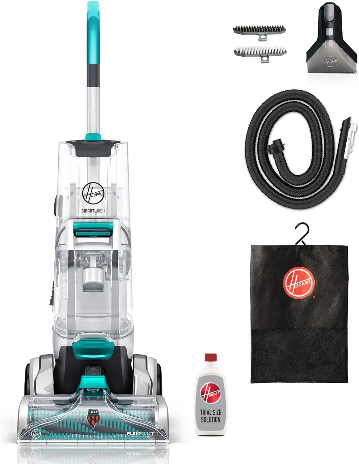 Hoover SmartWash+ Automatic Carpet Cleaner Machine, for Carpet and Upholstery, Deep Cleaning Carpet Shampooer