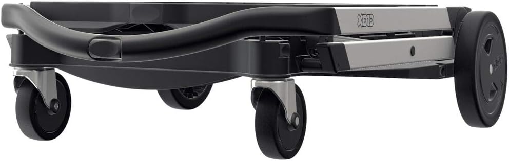 Multi use Functional Collapsible carts | Mobile Folding Trolley | Shopping cart with Storage Crate (Black)