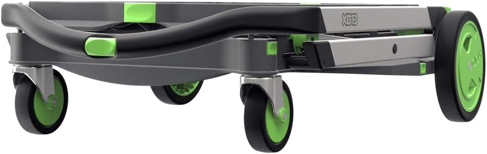 Multi use Functional Collapsible carts | Mobile Folding Trolley | Shopping cart with Storage Crate (Black)