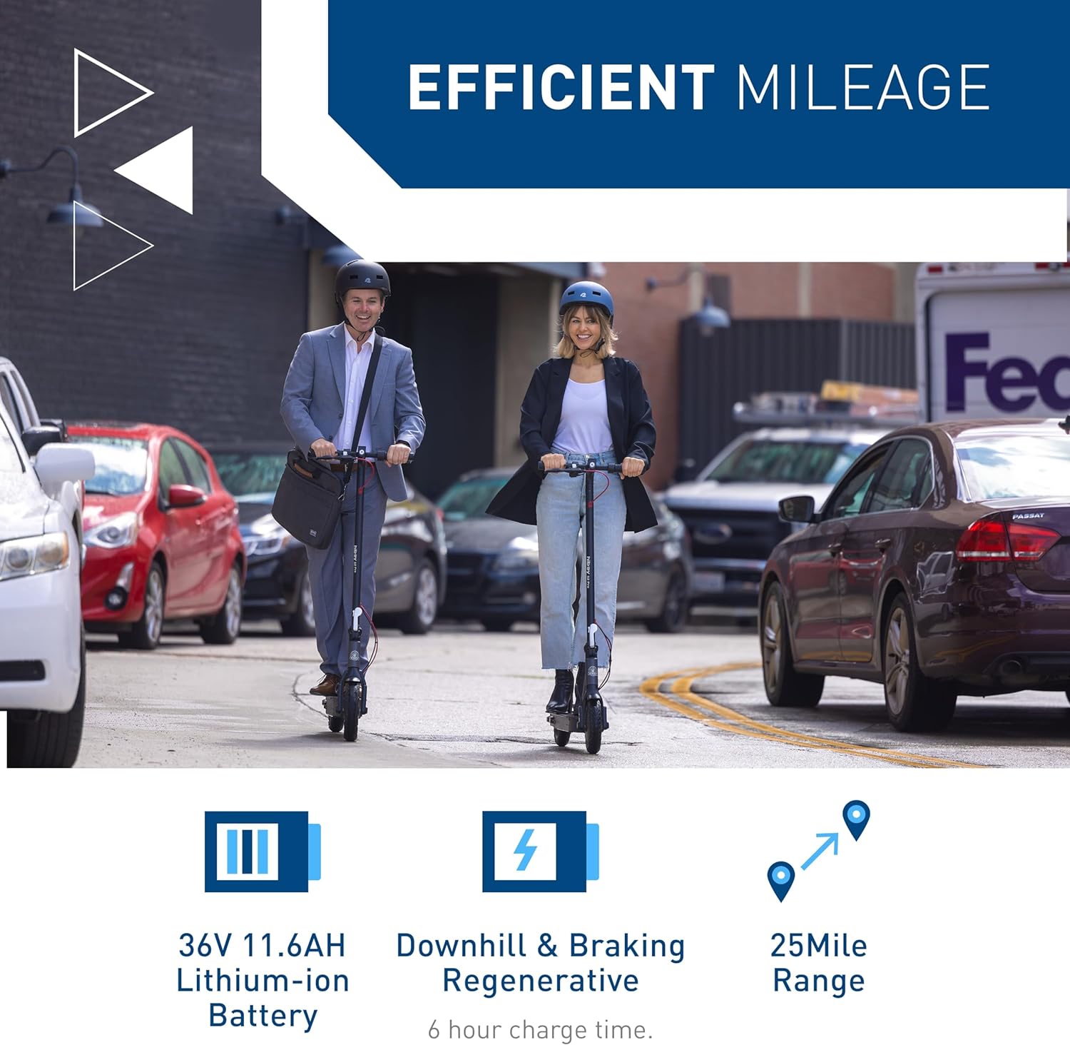 Electric Scooter, 500W Motor, 10" Solid Tires, 25 Miles Range, 19 Mph Folding Commuter Electric Scooter for Adults (Optional Seat)