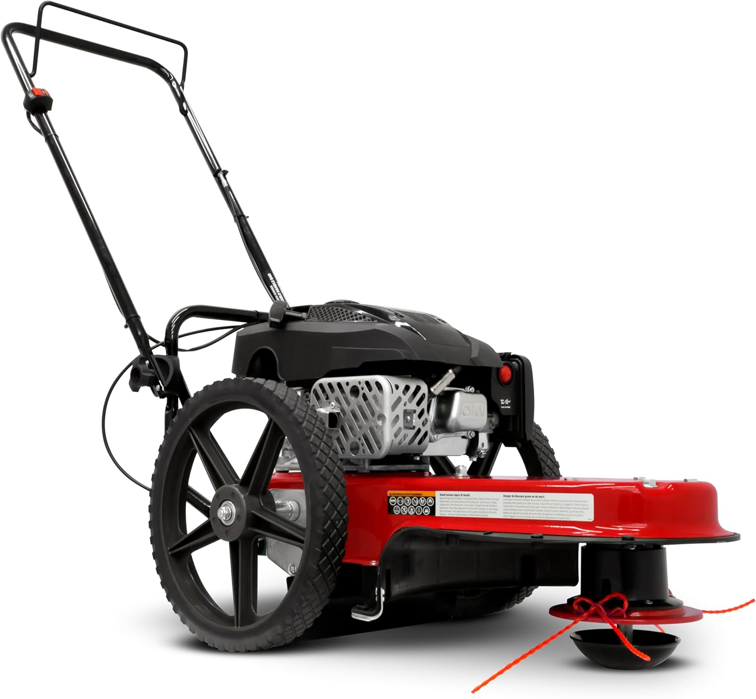 Walk Behind String Mower With 160cc Viper 4-Cycle Engine, 22 ?Cutting Diameter, 14 ?Never-Go-Flat Wheels, Easy Assembly, Adjustable Handlebar