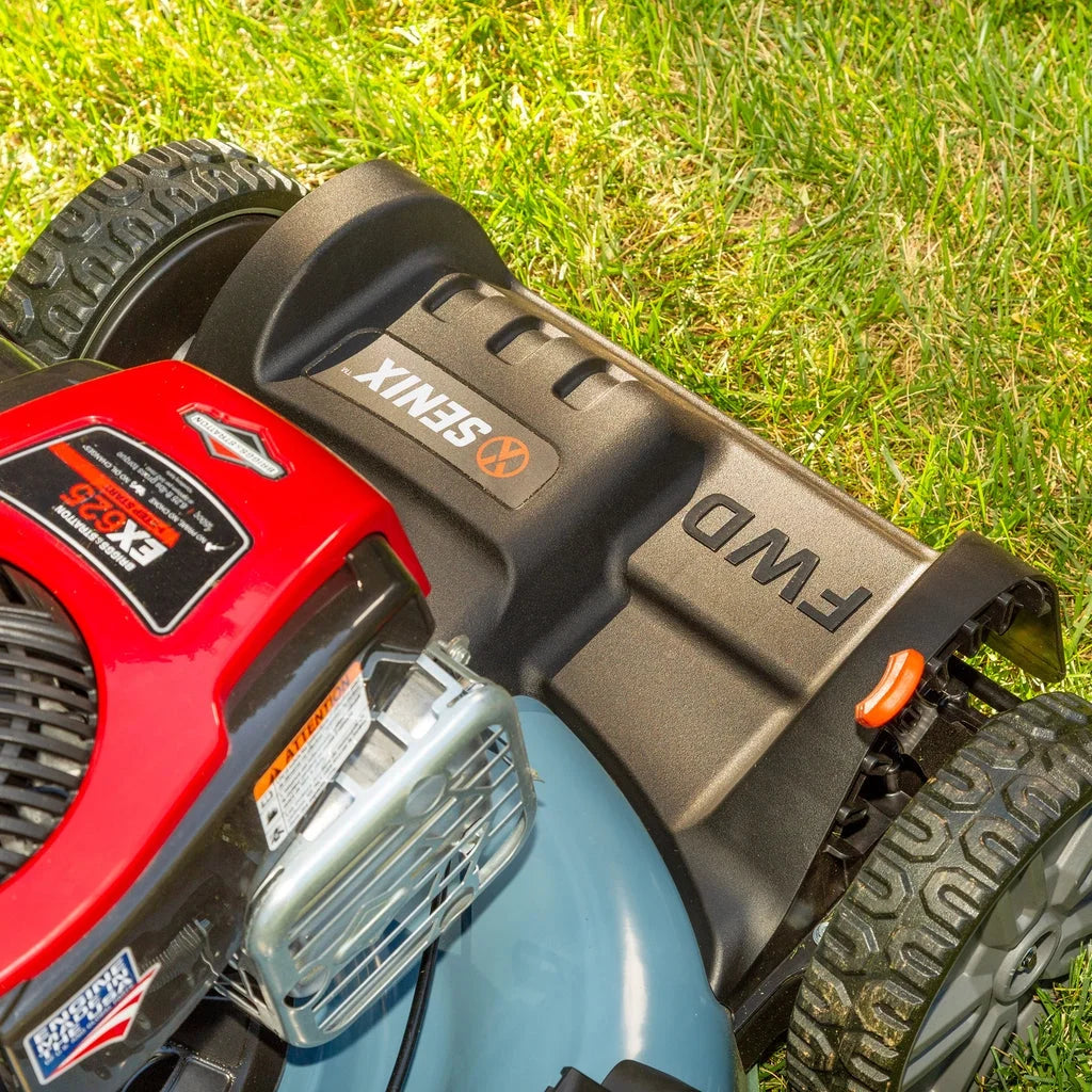 SENIX Self-Propelled Gas Lawn Mower, 21-Inch, 150 cc 4-Cycle Briggs & Stratton Engine, 3-In-1 Single Speed Lawnmower