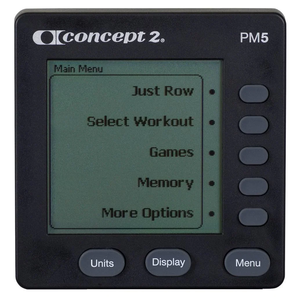 Concept2 Model D Indoor Rowing Machine with PM5 Display Light - Gray