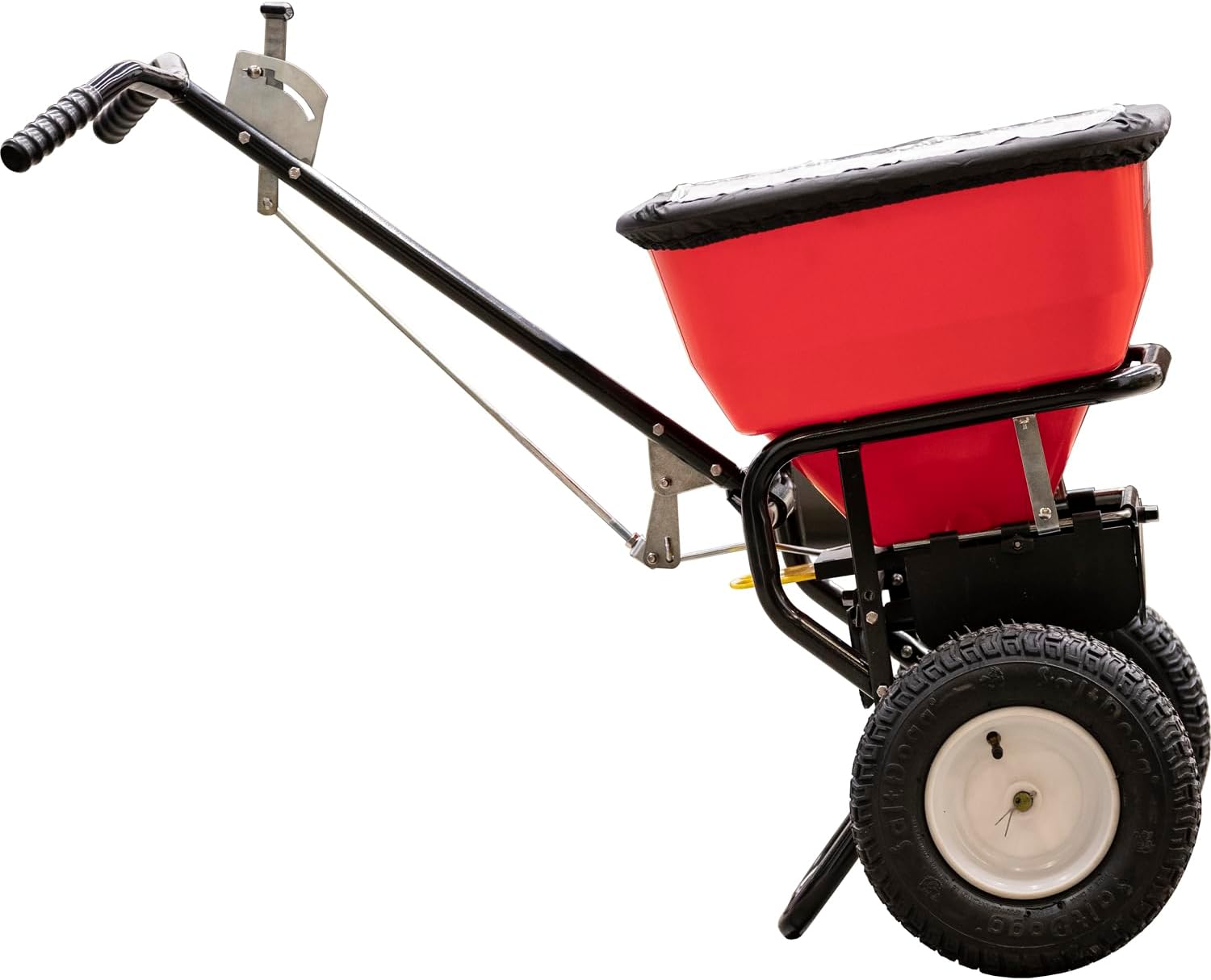 Multi-Purpose Walk Behind Push Spreader 3039632R Grounds Keeper, 100 Pound Capacity, Multi Use Tool for Grass Seed, Salt, De-Icer