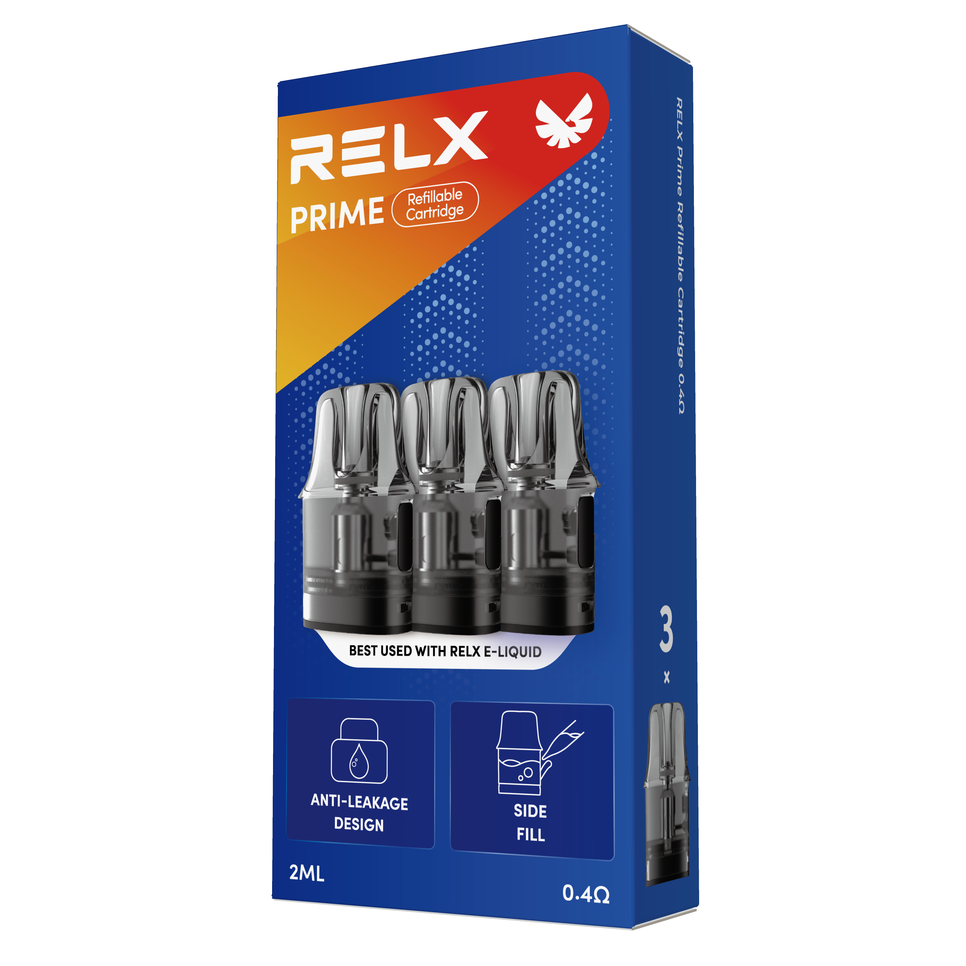 悅刻RELX-Prime Pod-空彈艙 3 Pods 0.1-0.4ohm - Vapertrade