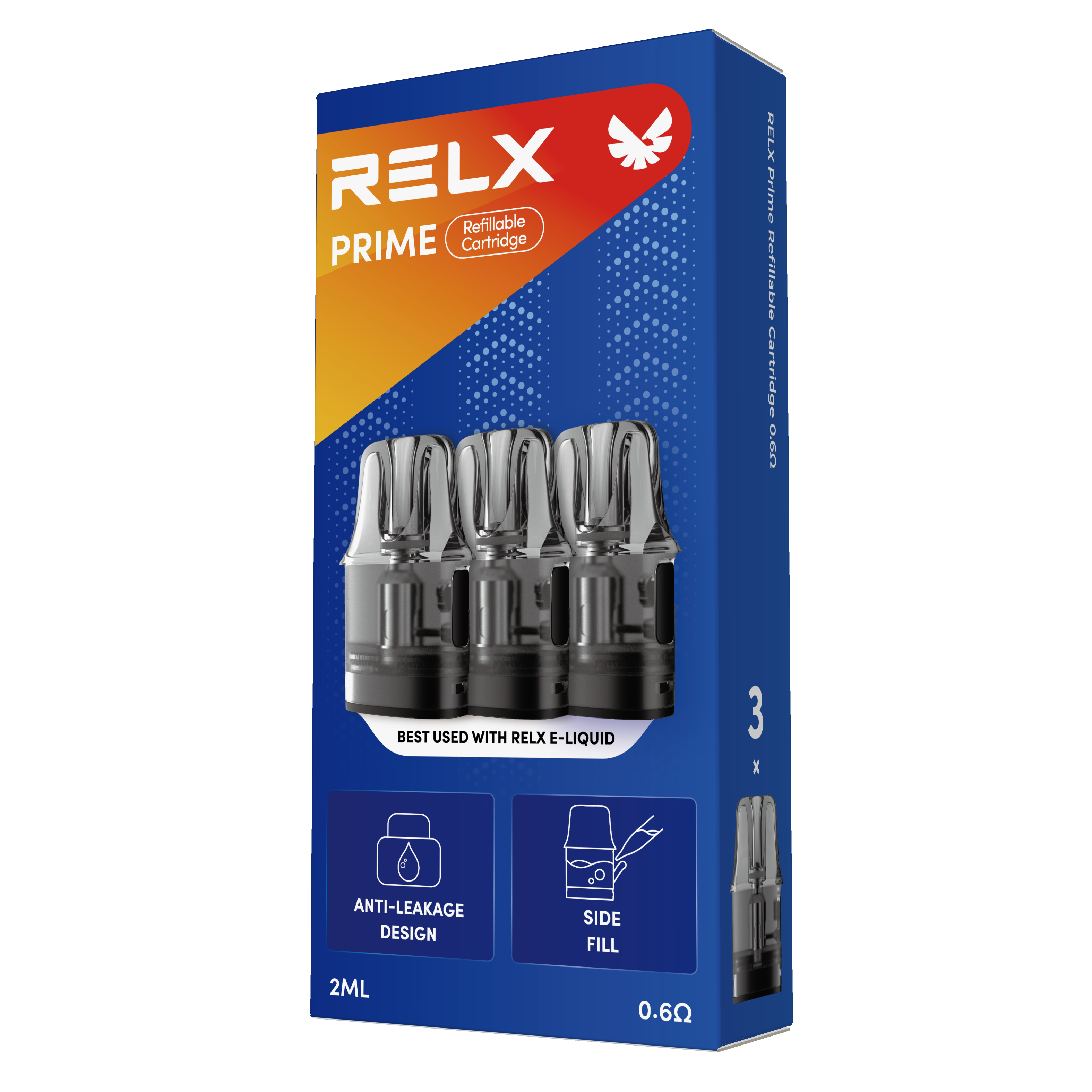 悅刻RELX-Prime Pod-空彈艙 3 Pods  0.2-0.6ohm - Vapertrade