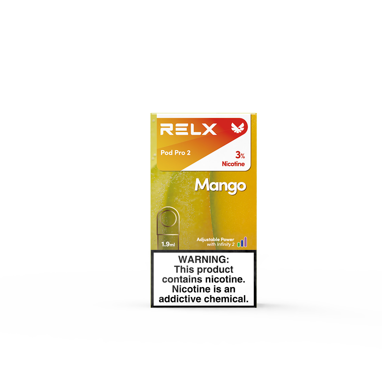 悦刻RELX Pod Pro 2六代煙彈 1顆装 mango 芒果