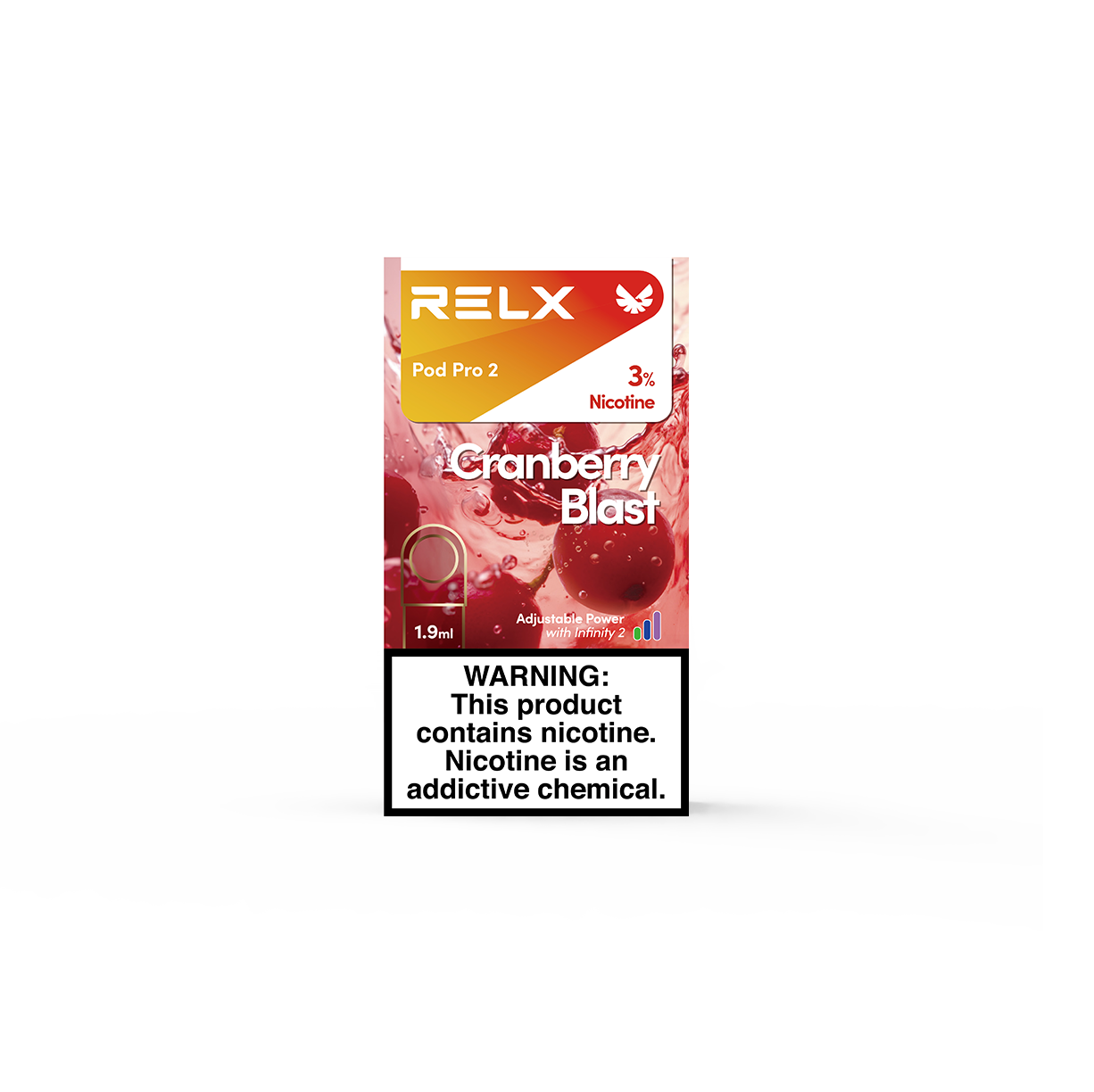 悦刻RELX Pod Pro 2六代煙彈 1顆装 Cranberry Blast 蔓越莓 - Vapertrade