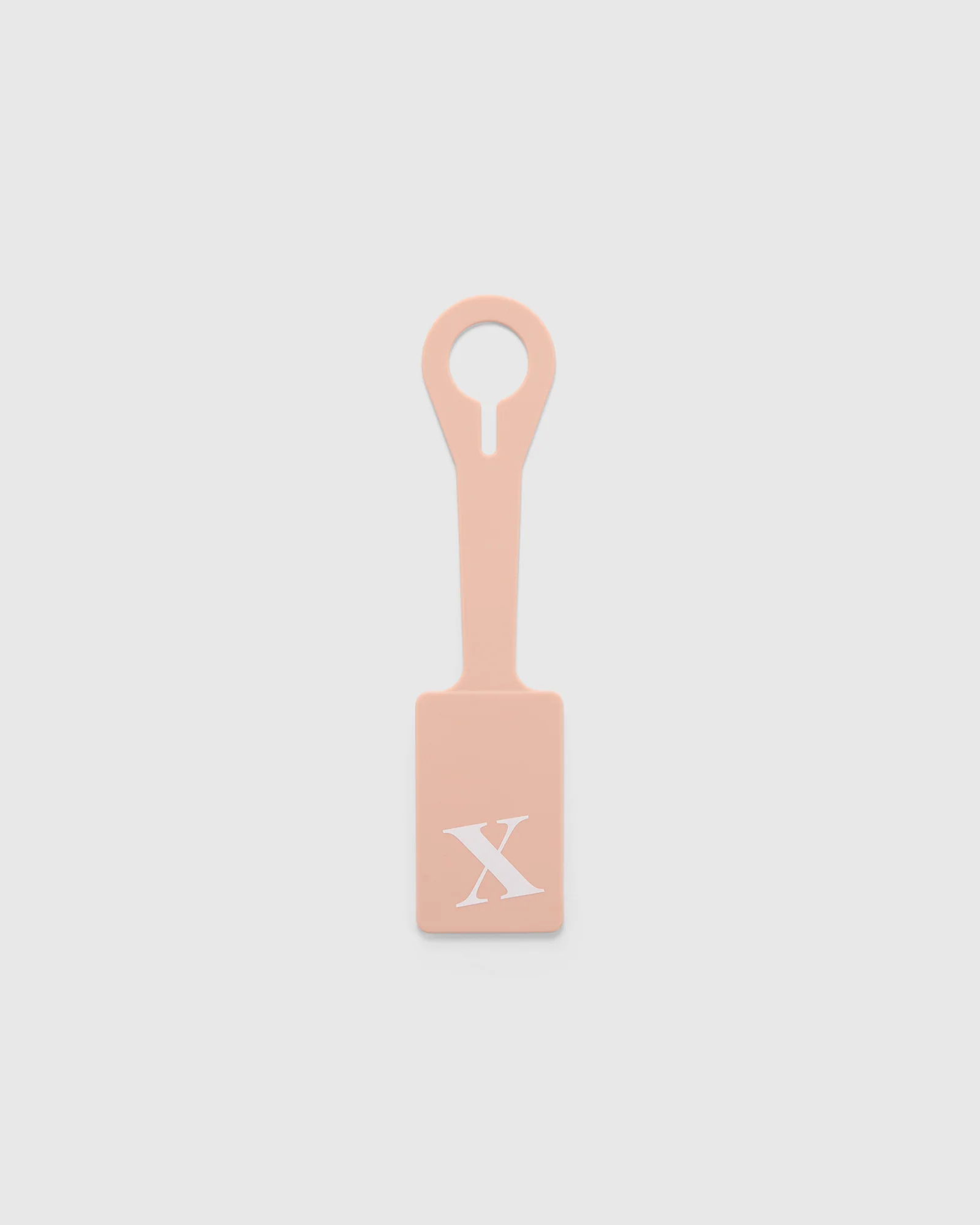 Silicone Luggage Tag Initial - Shell
