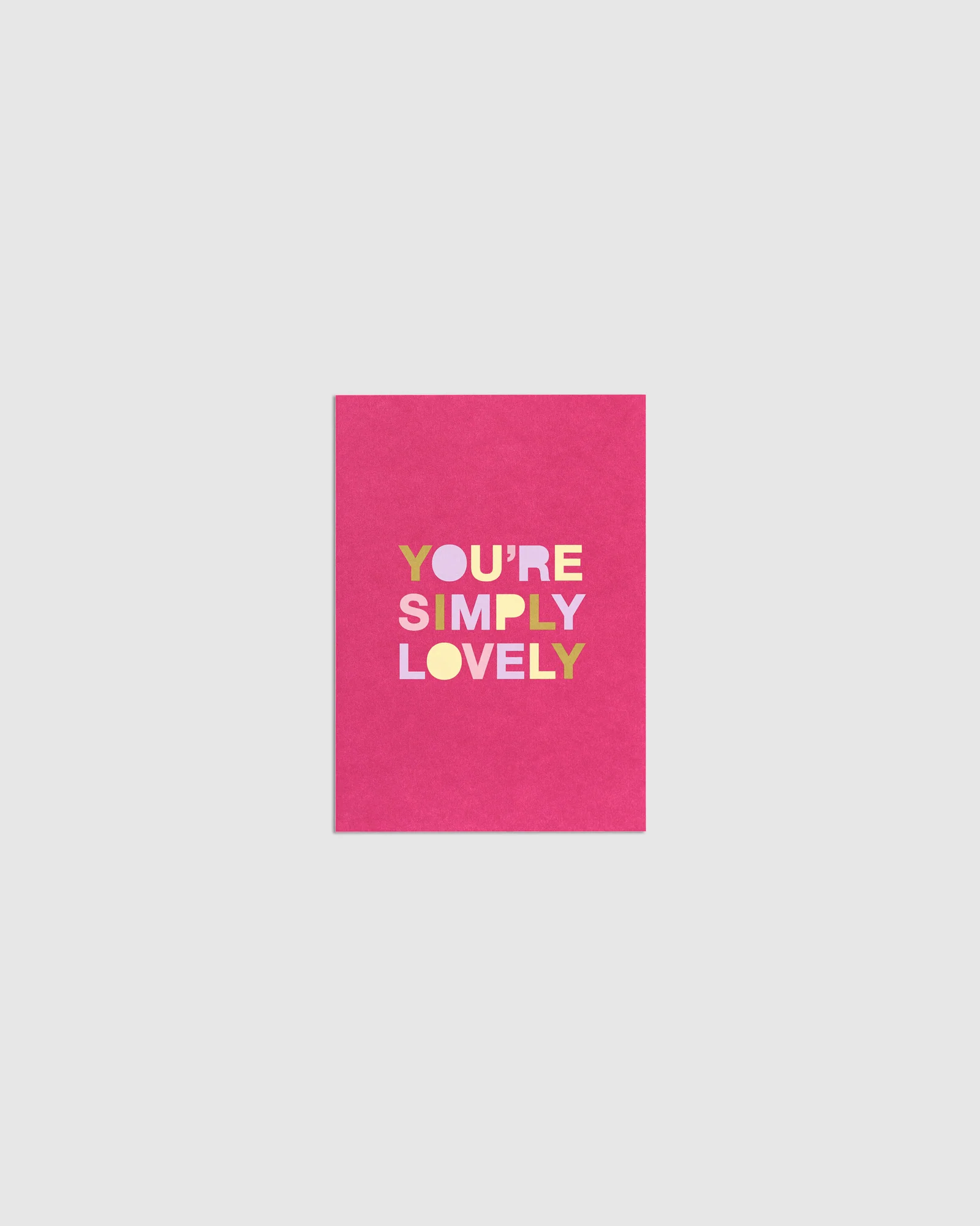 Greeting Card Simply Lovely