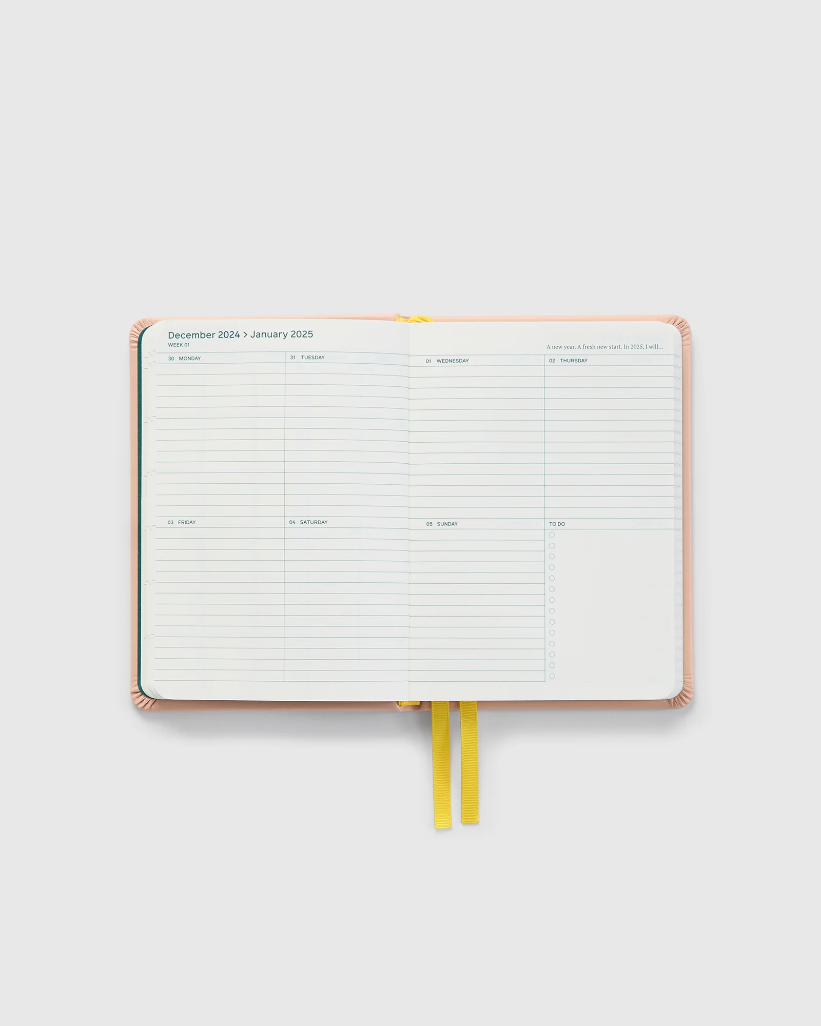 In-Scribe Weekly Diary A6 2025