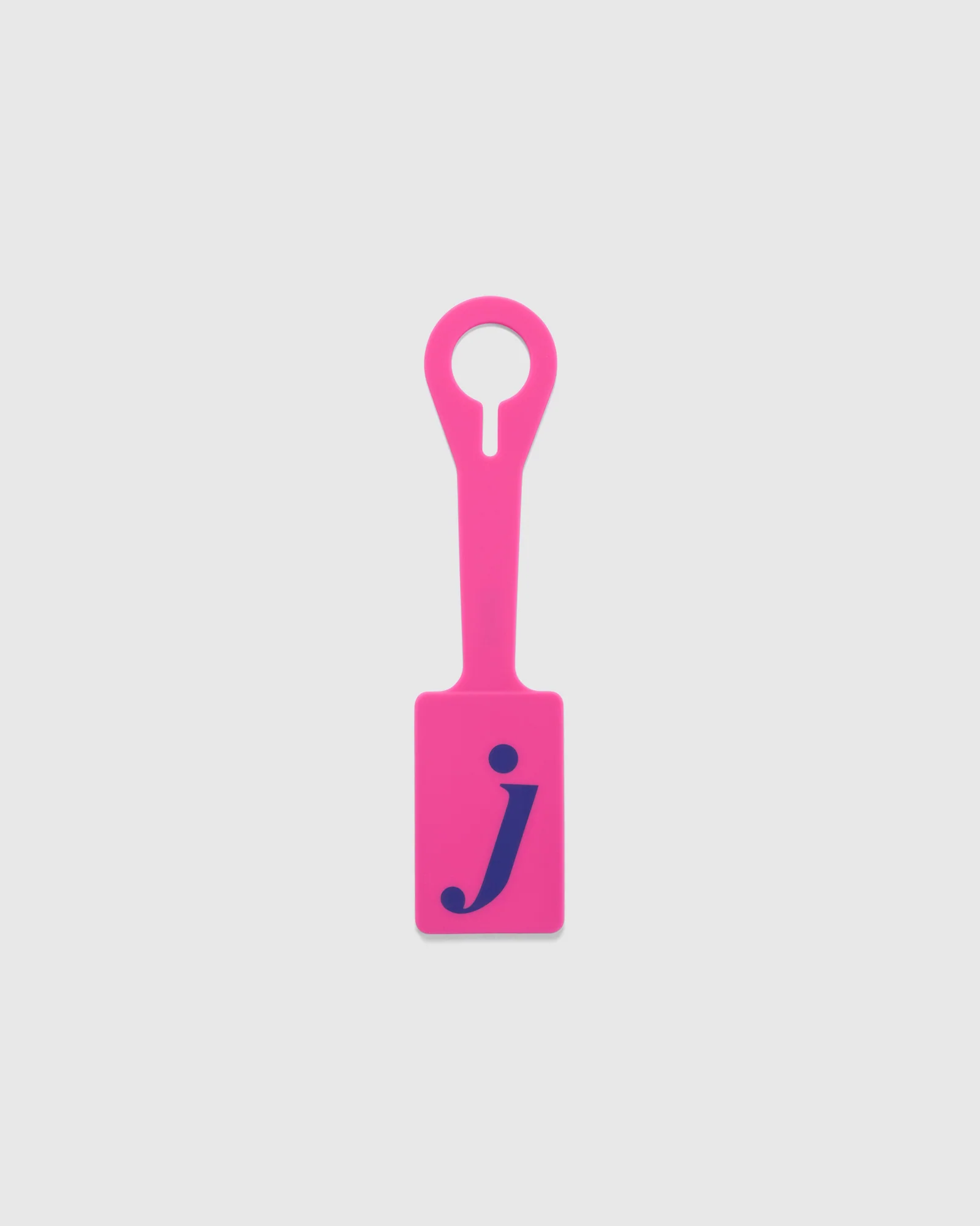 A-Z Silicone Luggage Tag Raspberry