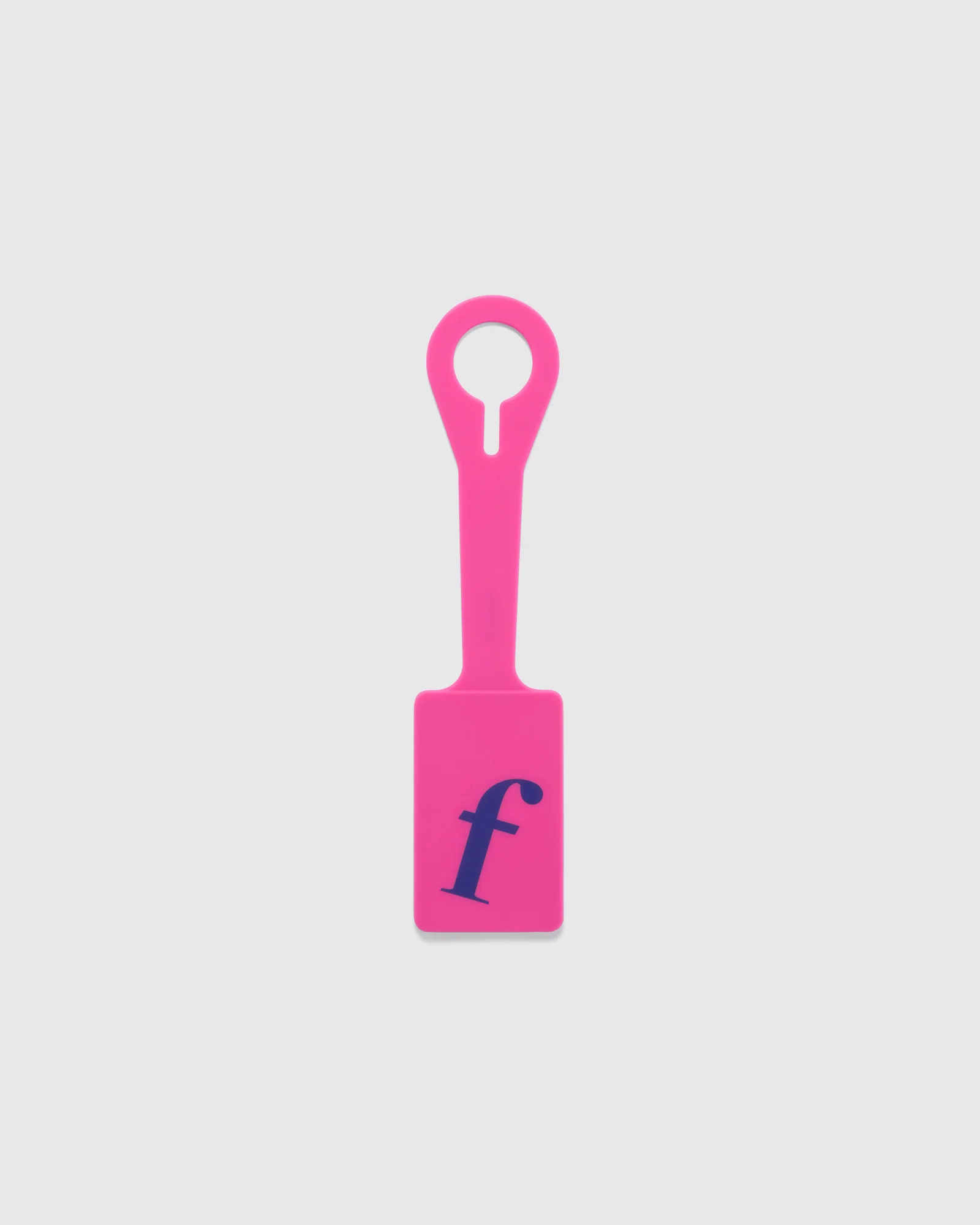 A-Z Silicone Luggage Tag Raspberry