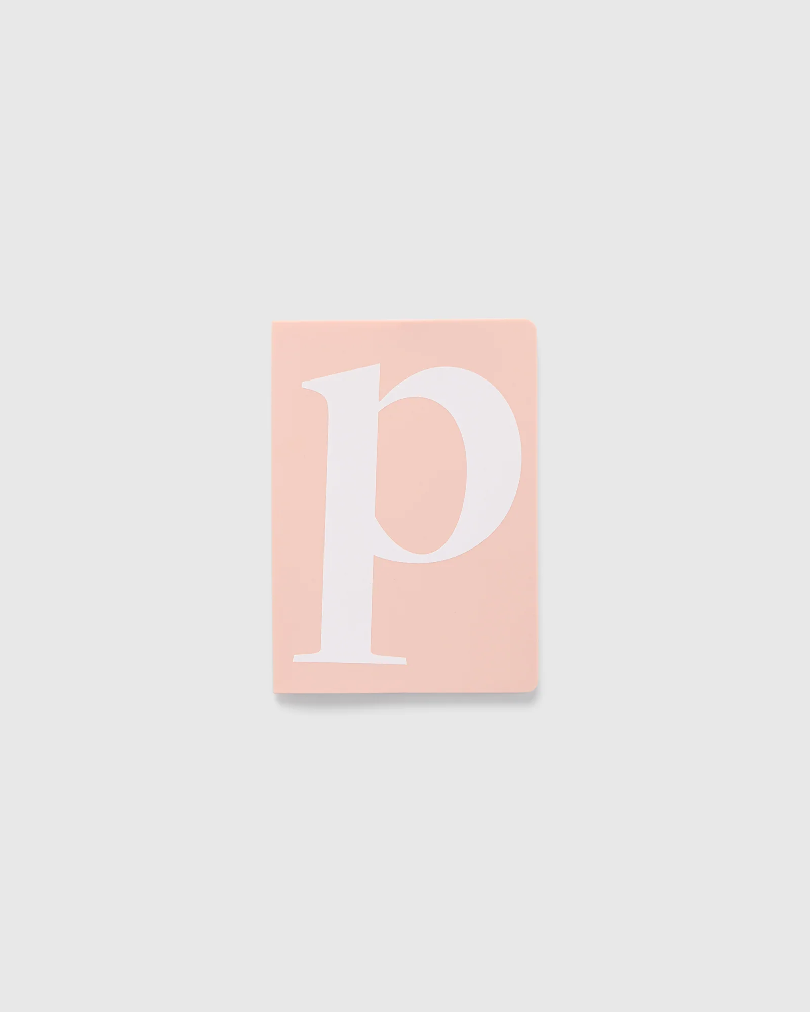 Silicone Passport Holder Initial - Shell