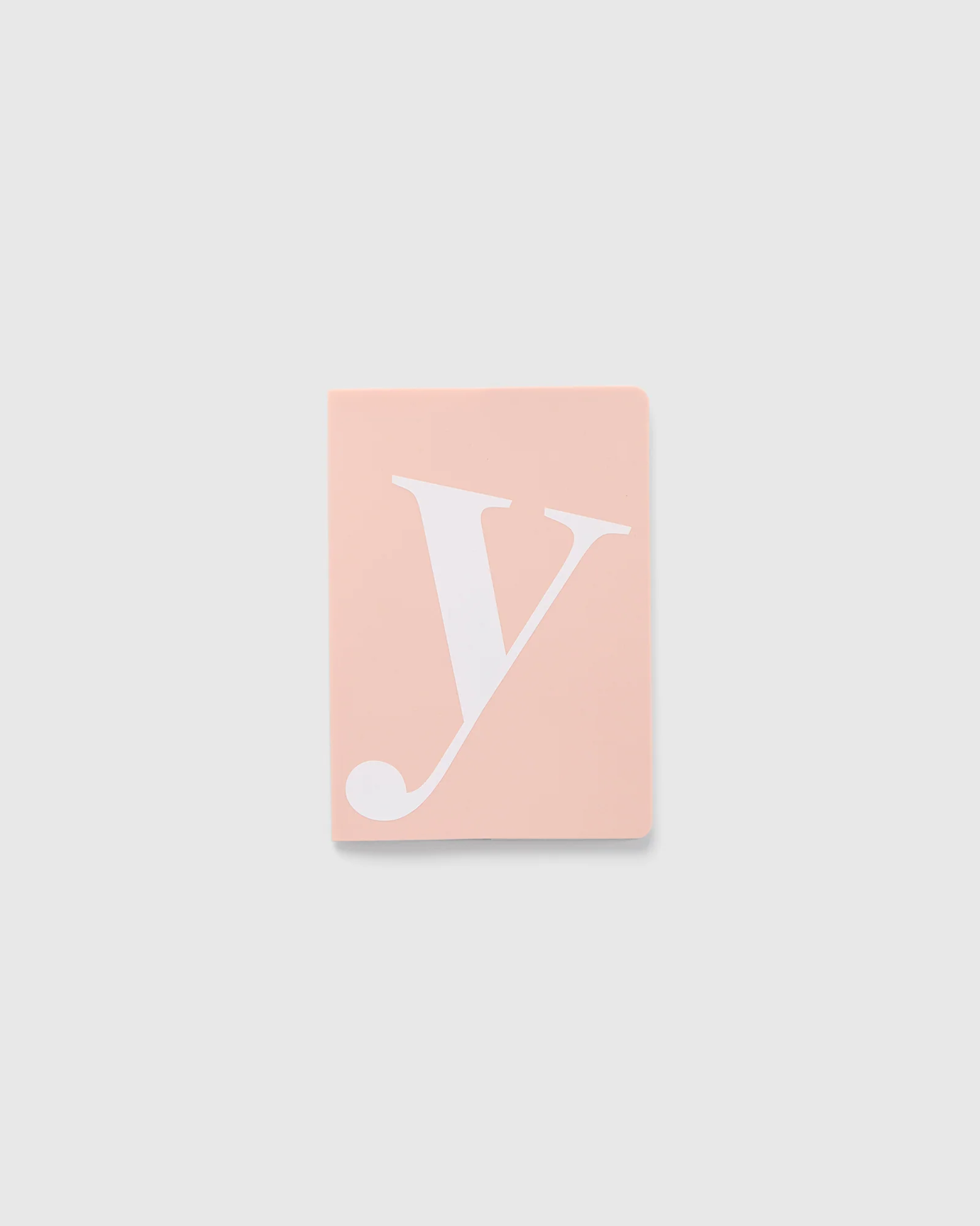 Silicone Passport Holder Initial - Shell