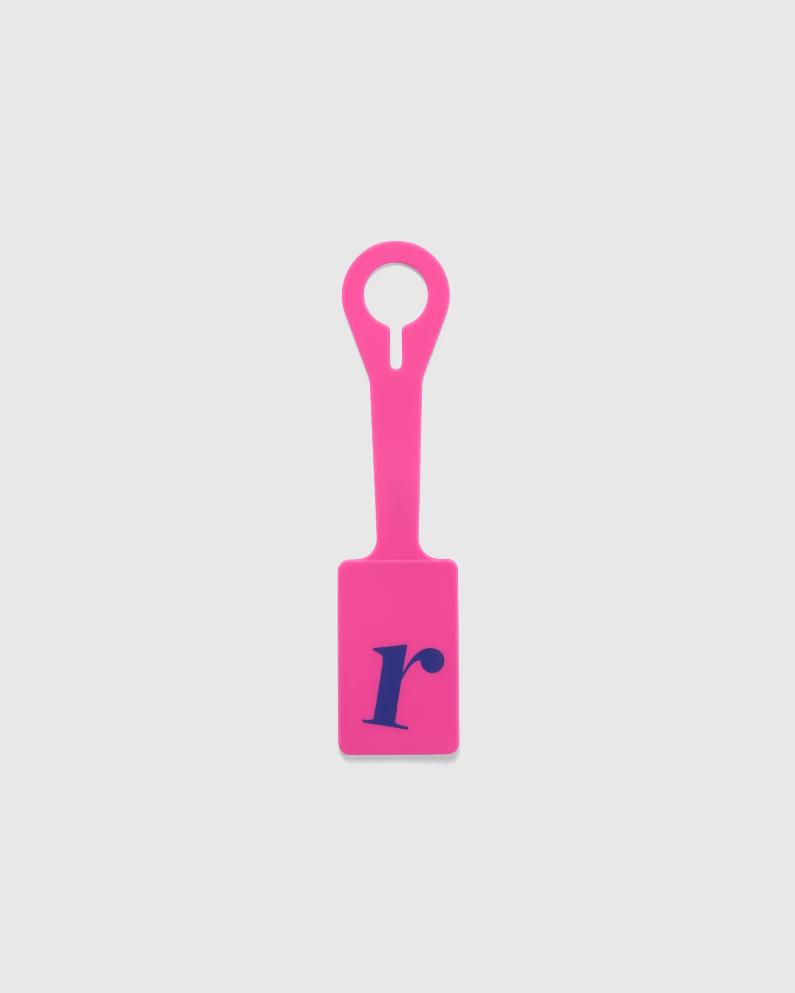 A-Z Silicone Luggage Tag Raspberry