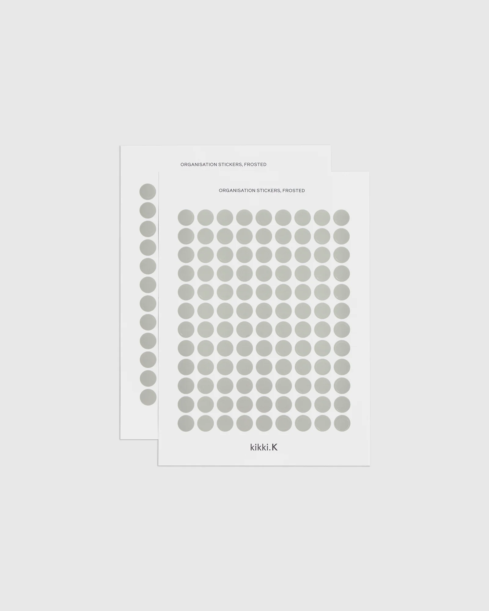 Organisation Stickers Blank Round 2Pk
