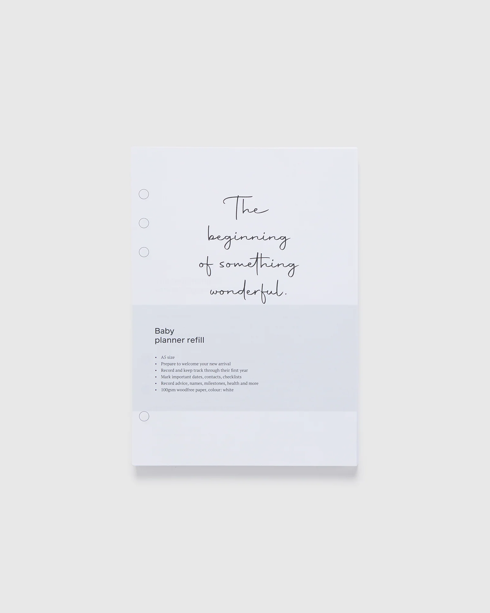 Planner Refill Baby A5