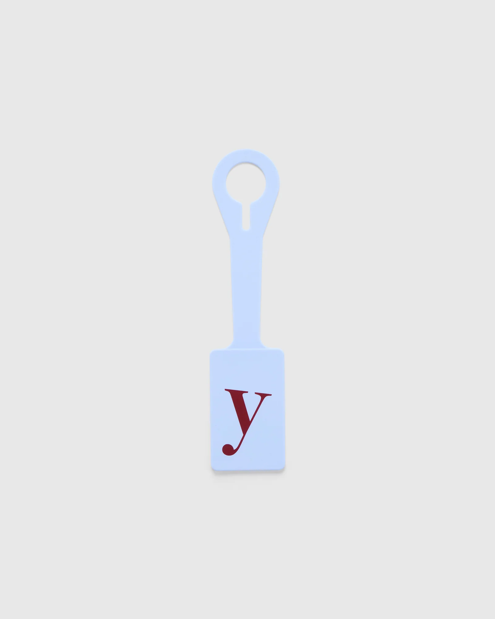 Silicone Luggage Tag Initial - Sky Blue