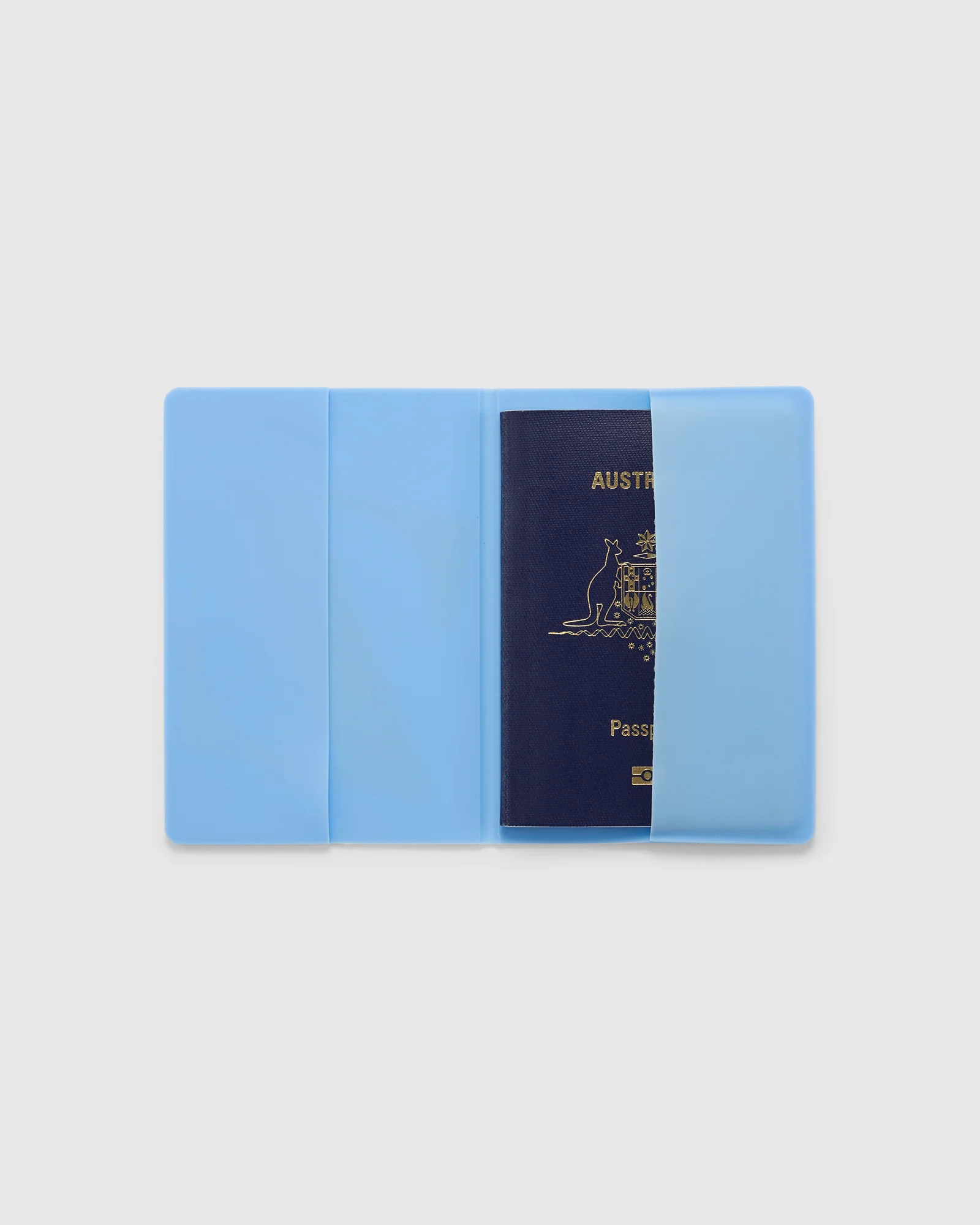 Silicone Passport Holder - Bluebell