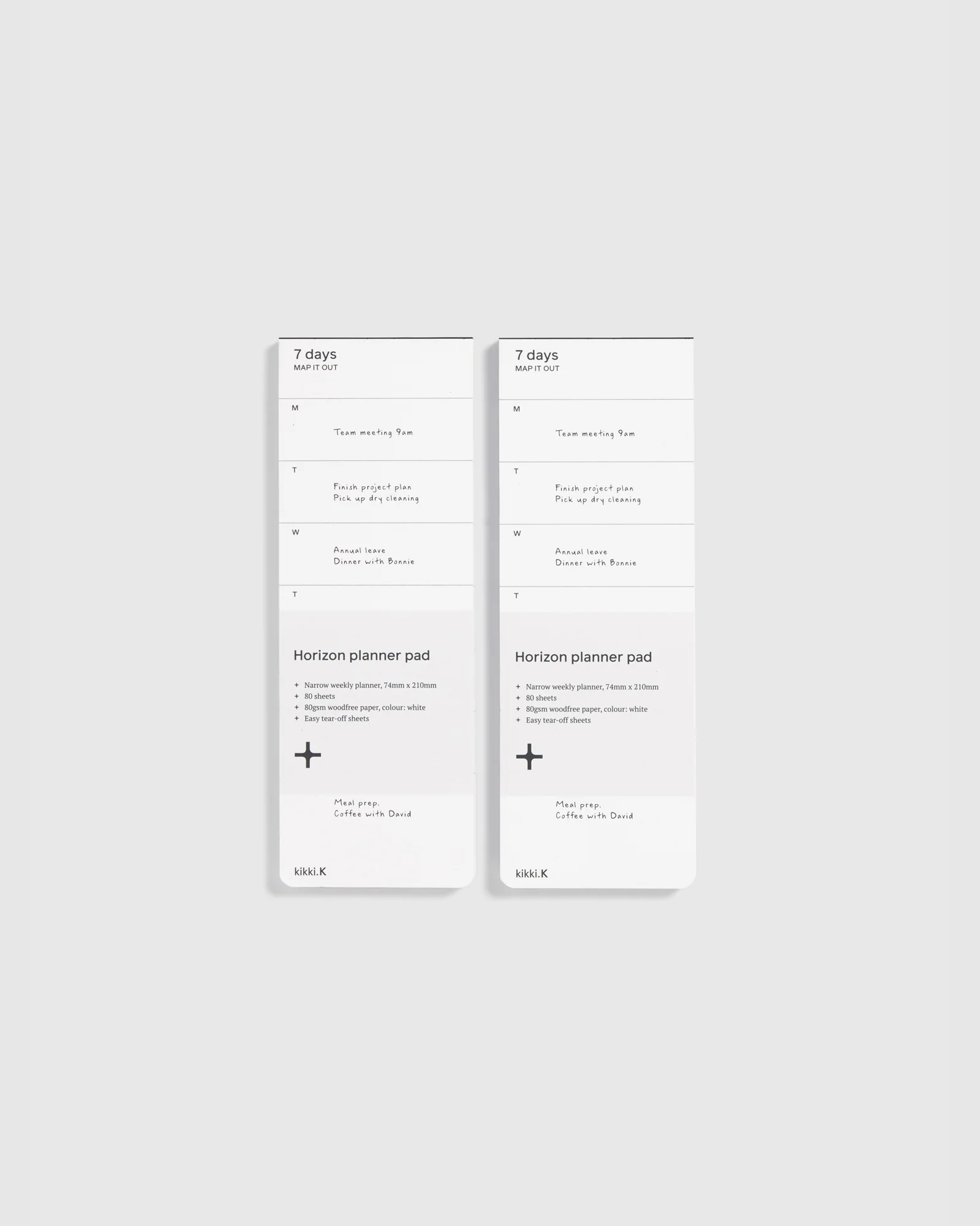 Horizon Map Pad Narrow 7 Days 2Pk