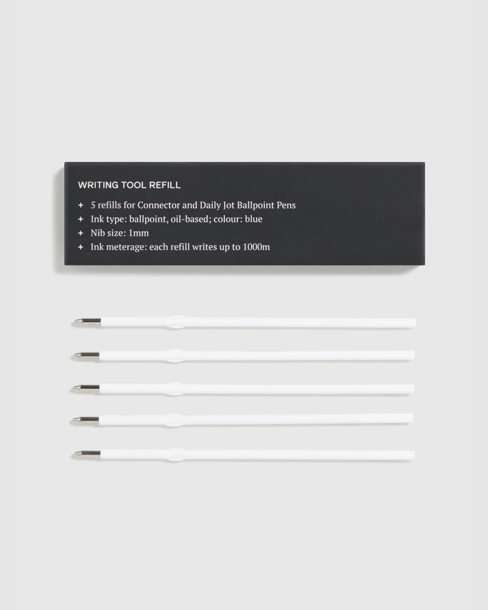 Writing Tool Refill Ballpoint (Connector, Daily Jot) 5Pk