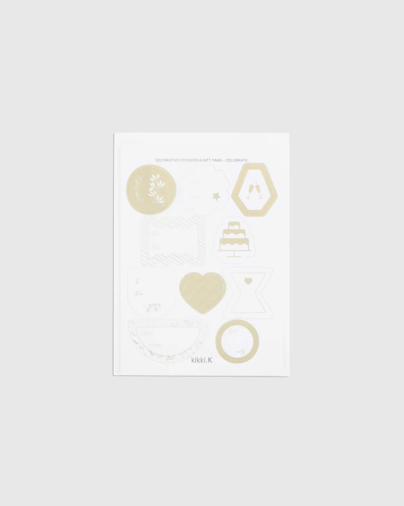 Adhesive Gift Tag