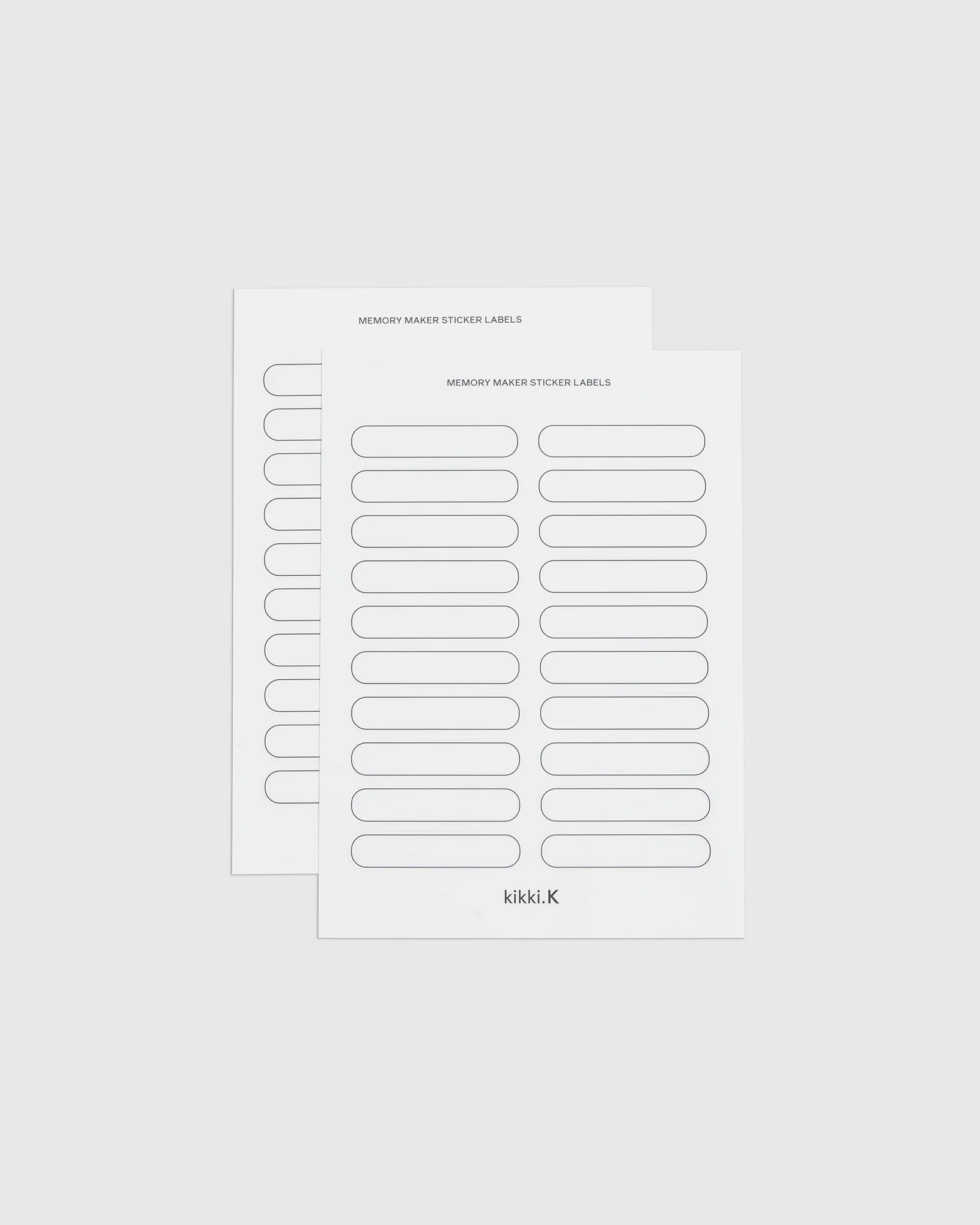 Memory Maker Label 2Pk