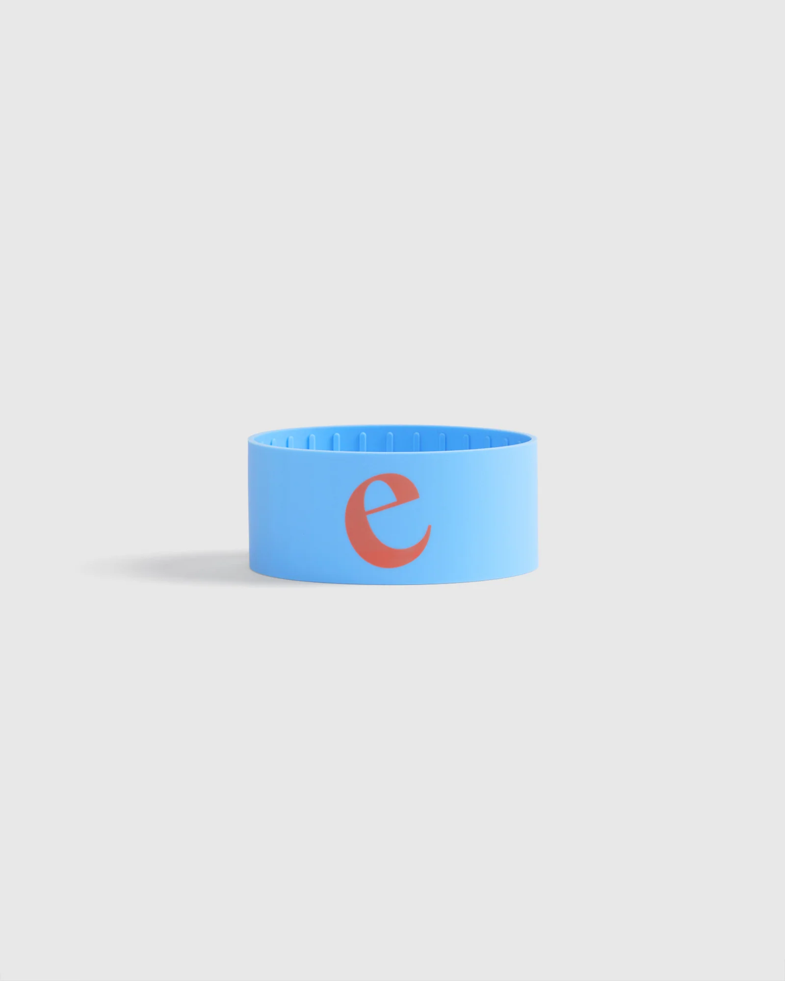 Silicone Band Initial - Bluebell