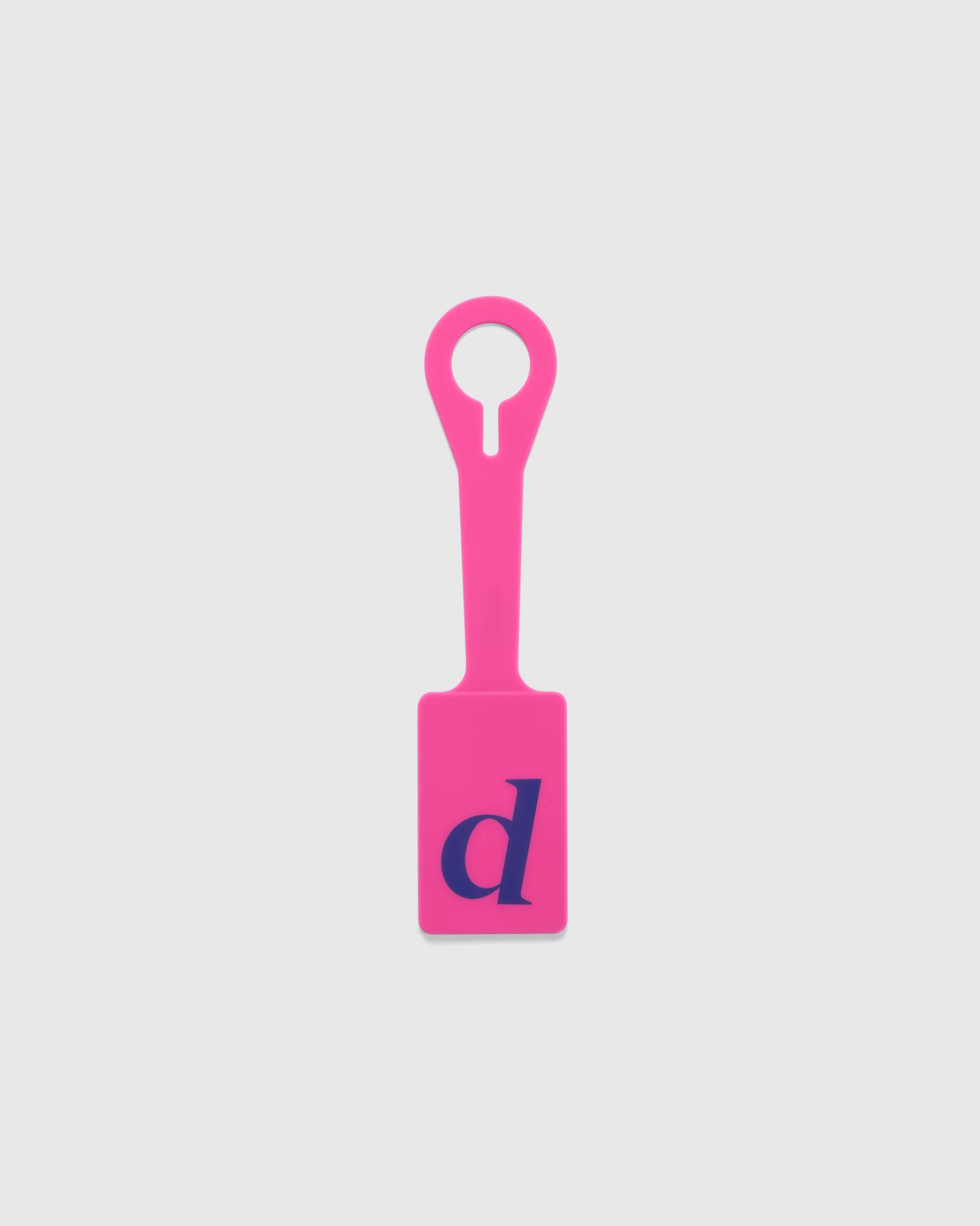 A-Z Silicone Luggage Tag Raspberry