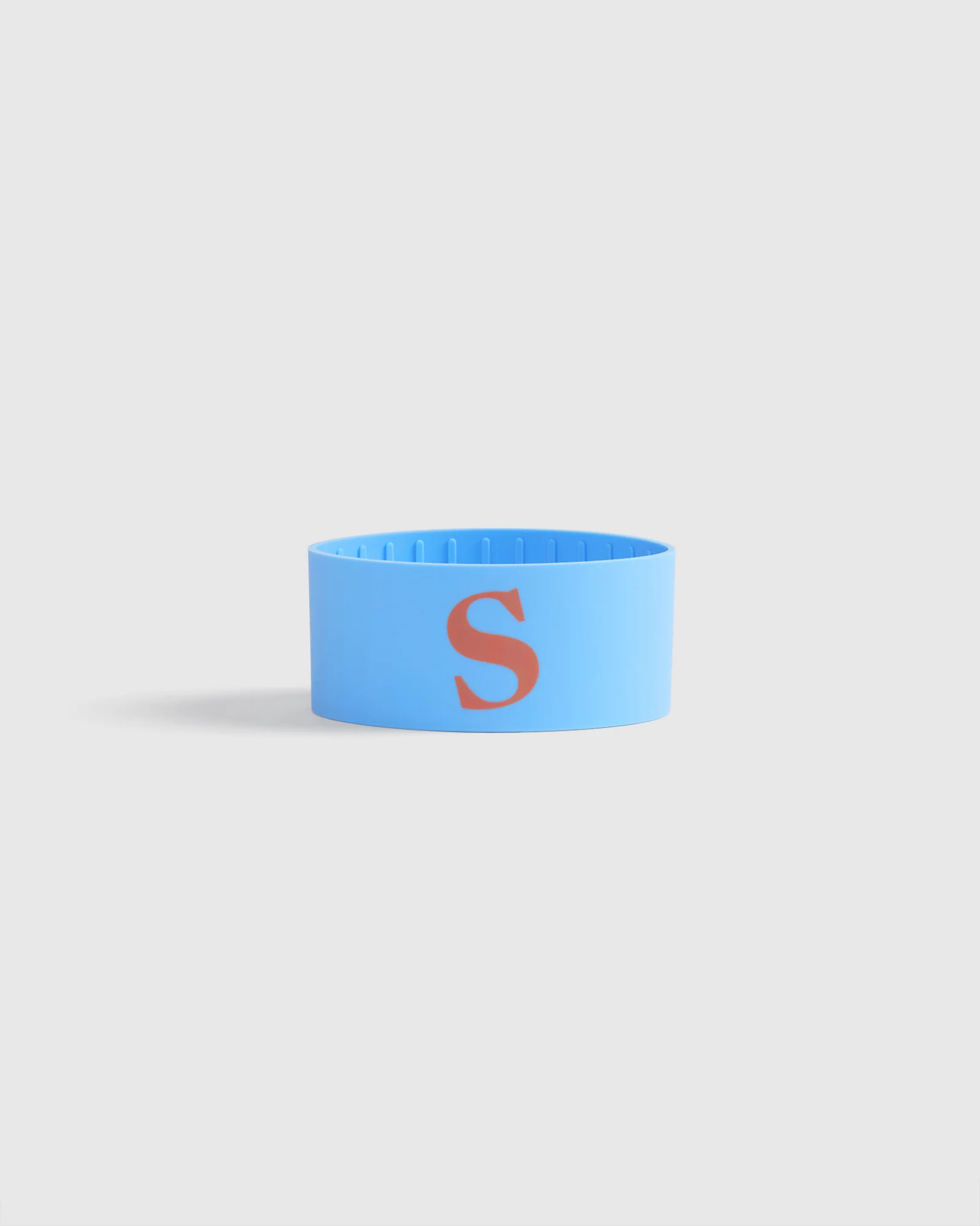 Silicone Band Initial - Bluebell